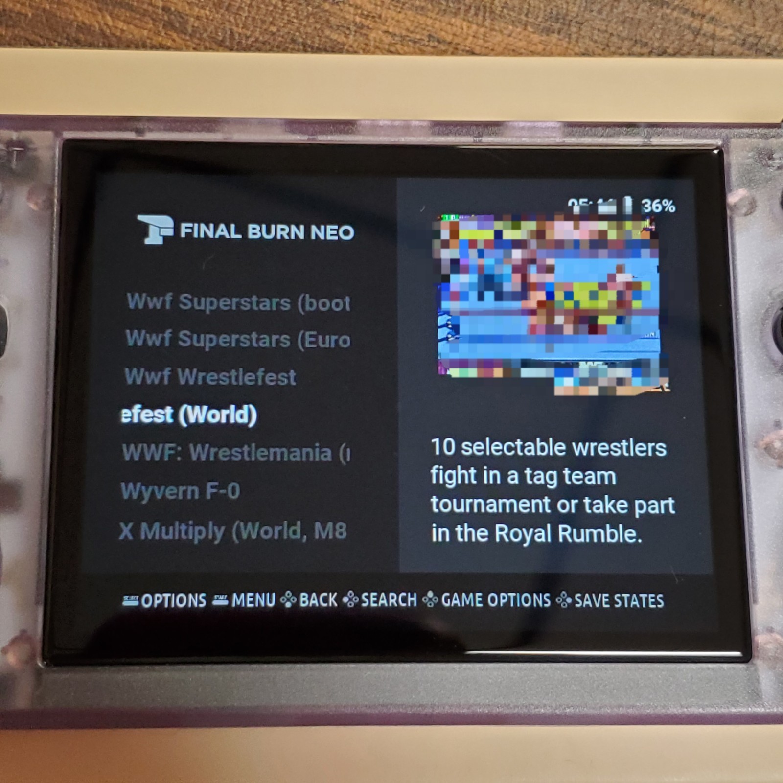 RG35XX H Anbernic Retro Handheld Game Console ROCKNIX OS~ PURPLE Shell 16G+128G