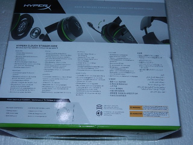 new no warranty HyperX CloudX Stinger Core Wireless Gaming Headset Xbox one x s