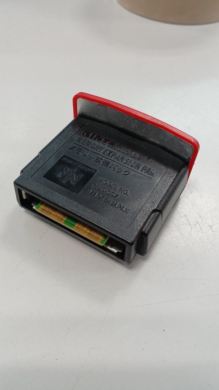 Nintendo 64 Expansion Pak NUS-007 Official OEM Memory Expansion Pack Tested JP
