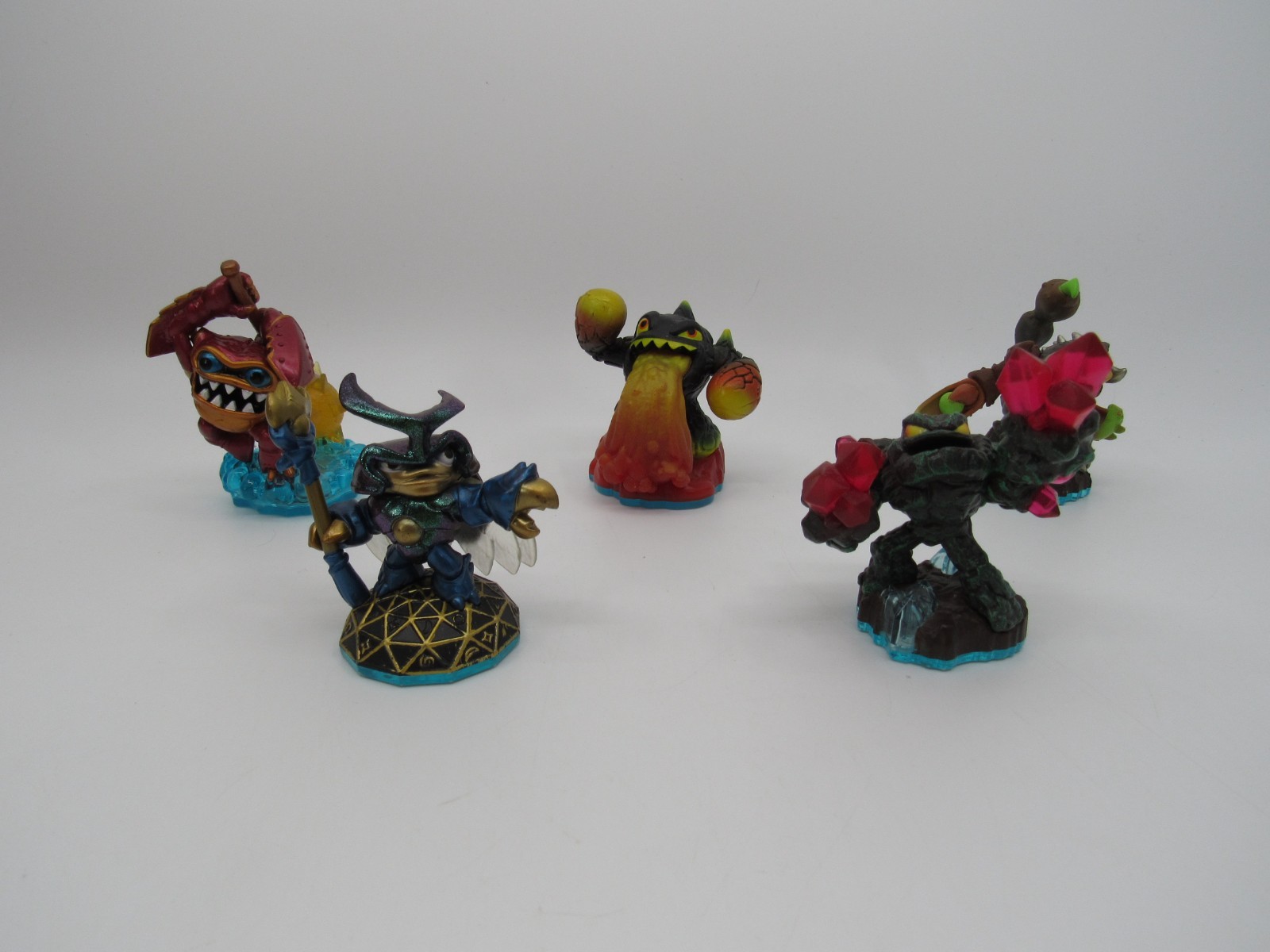 Skylanders Swap Force Figures Fire Water Earthx2 Magic Lot of 5