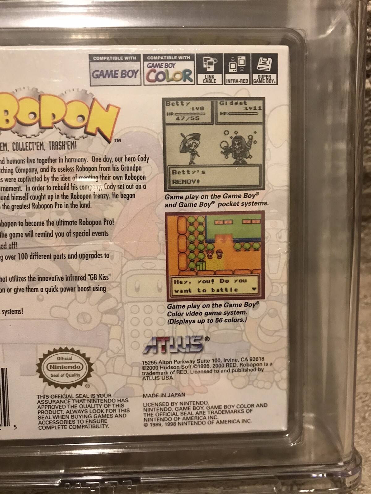 Robopon: Sun Version Game Boy Color new Sealed Wata 9.0 A+ Altus Nintendo VGA