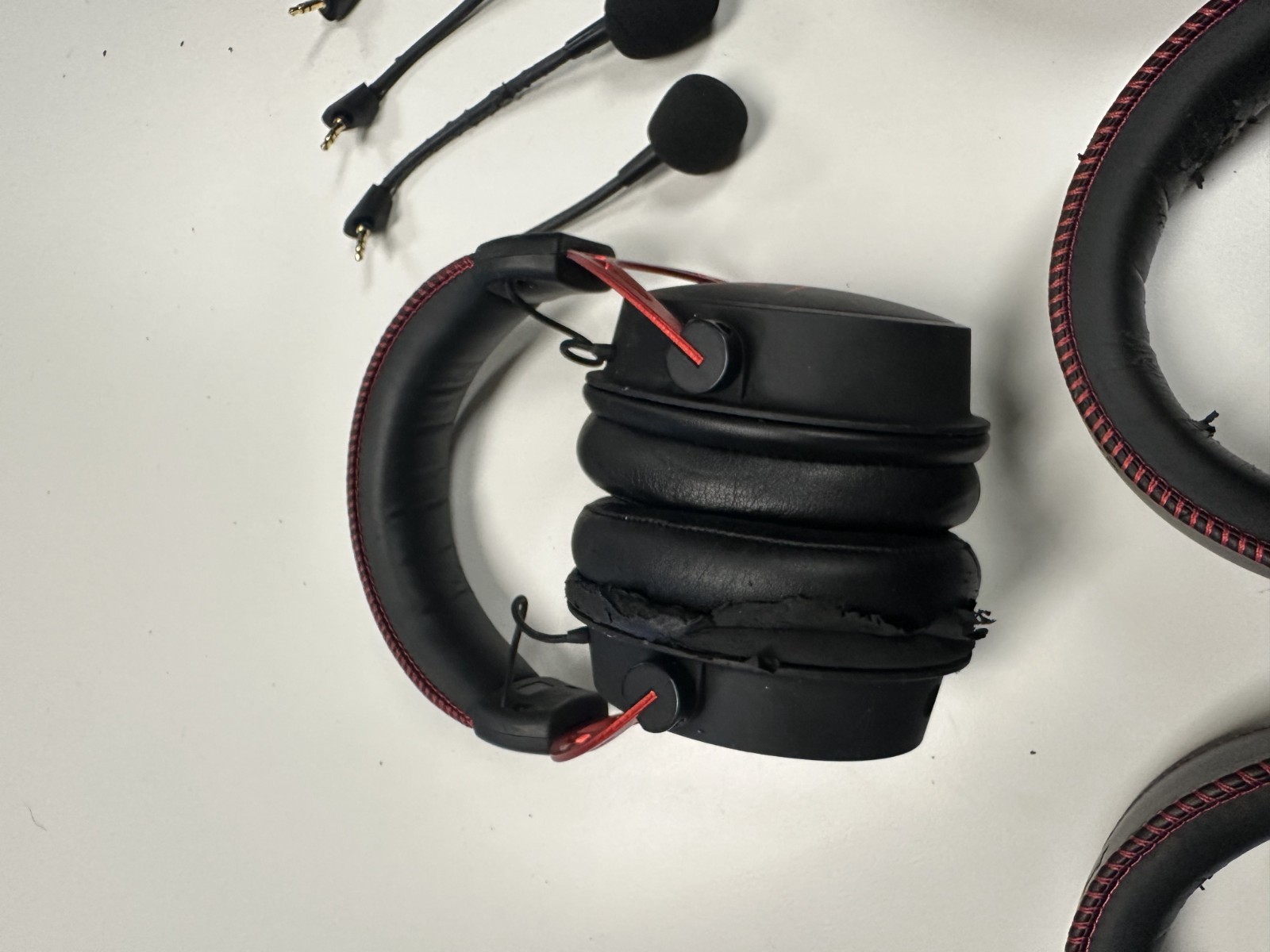 HyperX Cloud Alpha Black-Red Headband Gaming Headset – Lot of 9 – Used
