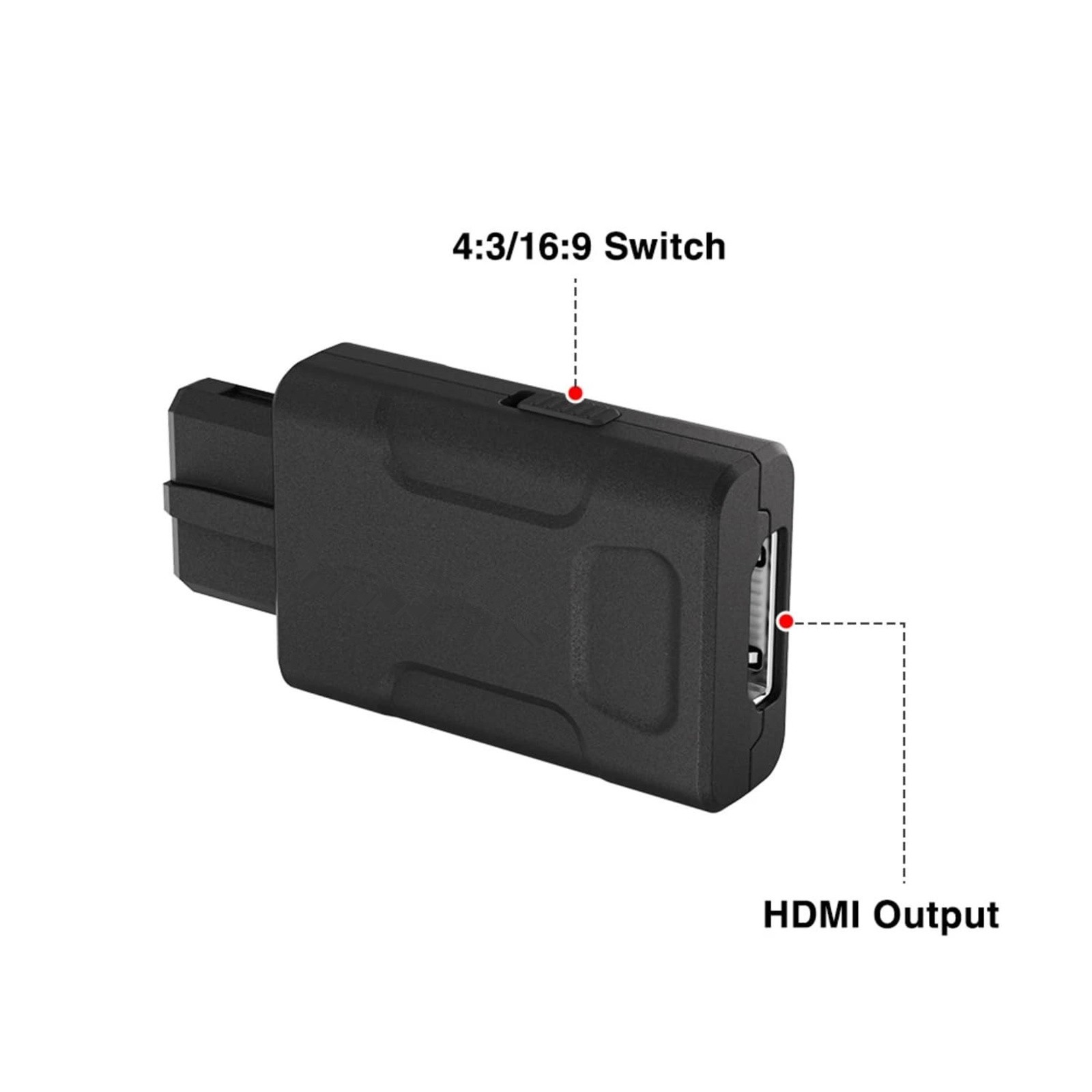 Game Console HDMI Adapter for N64 NGC SFC SNES Supports 720P 1080P Resolution
