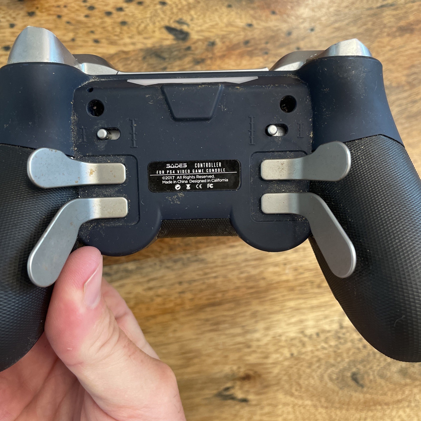 Lot Of 6 PlayStation Controllers Various Models/Colors Untested Selling As Is!