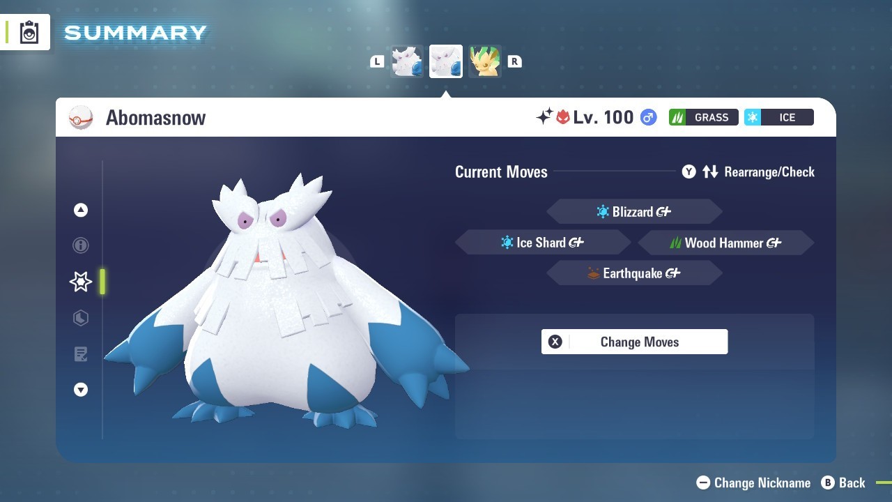 Abomasnow Shiny Alpha 6IVs Battle Ready – Legends ZA