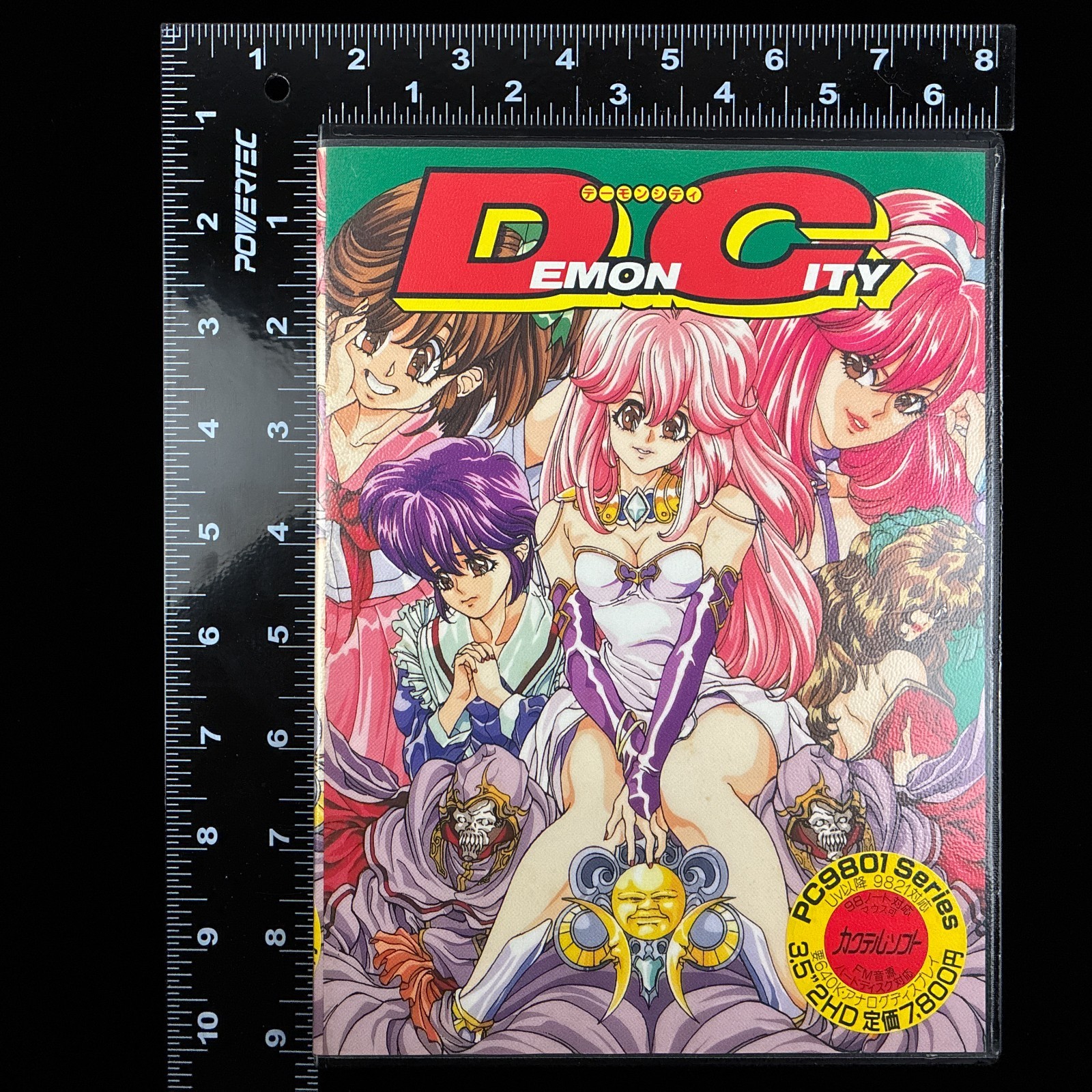 1996 Cocktail Soft Demon City PC-9801 PC98 3.5″ VN Visual Novel Game w/ Artbook