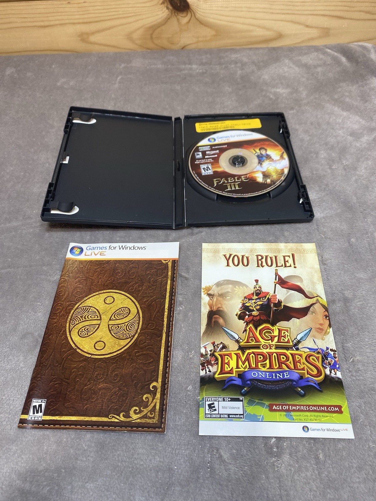 Fable III PC Game For Windows Live 2011 With Inserts