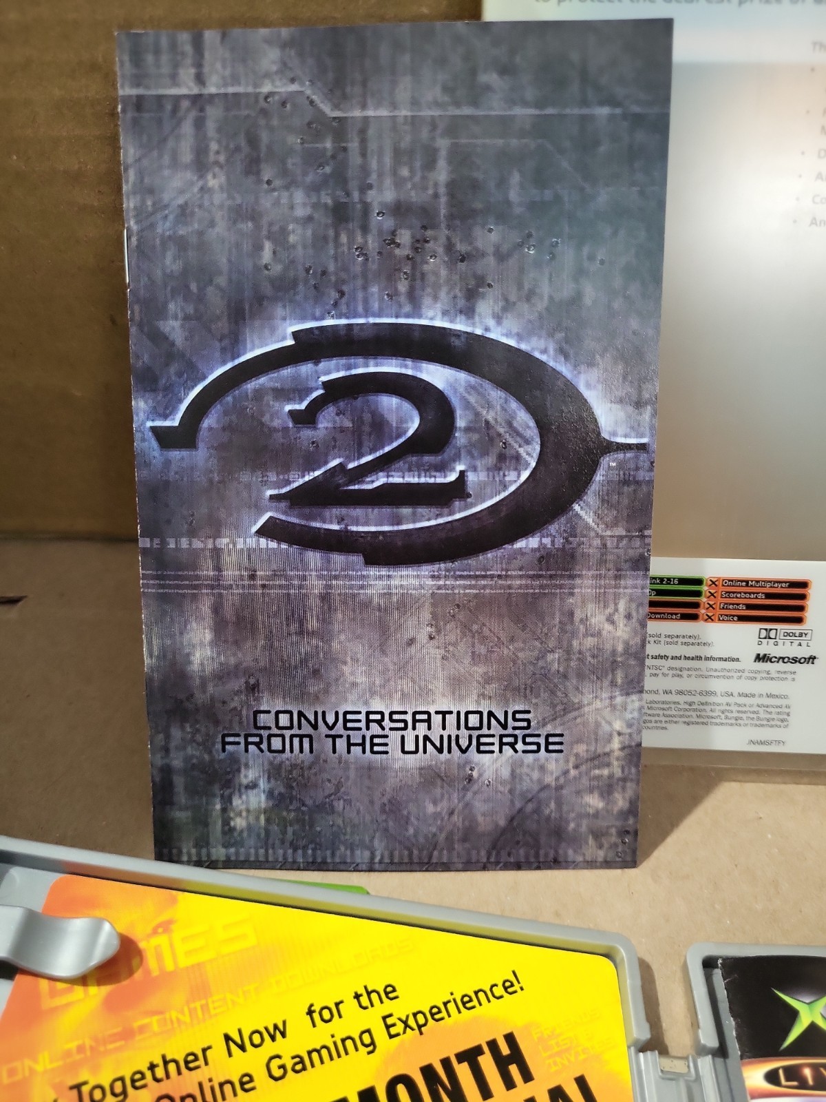 XBOX Halo Combat Evolved & Halo 2 Limited Collectors Edition Pre-owned