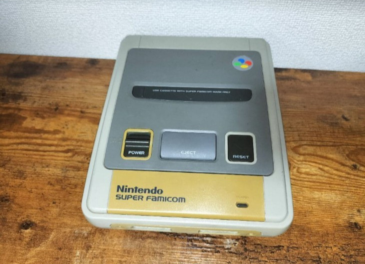 Nintendo Super Famicom Console Set 2 Controllers Mario World Collection Tested