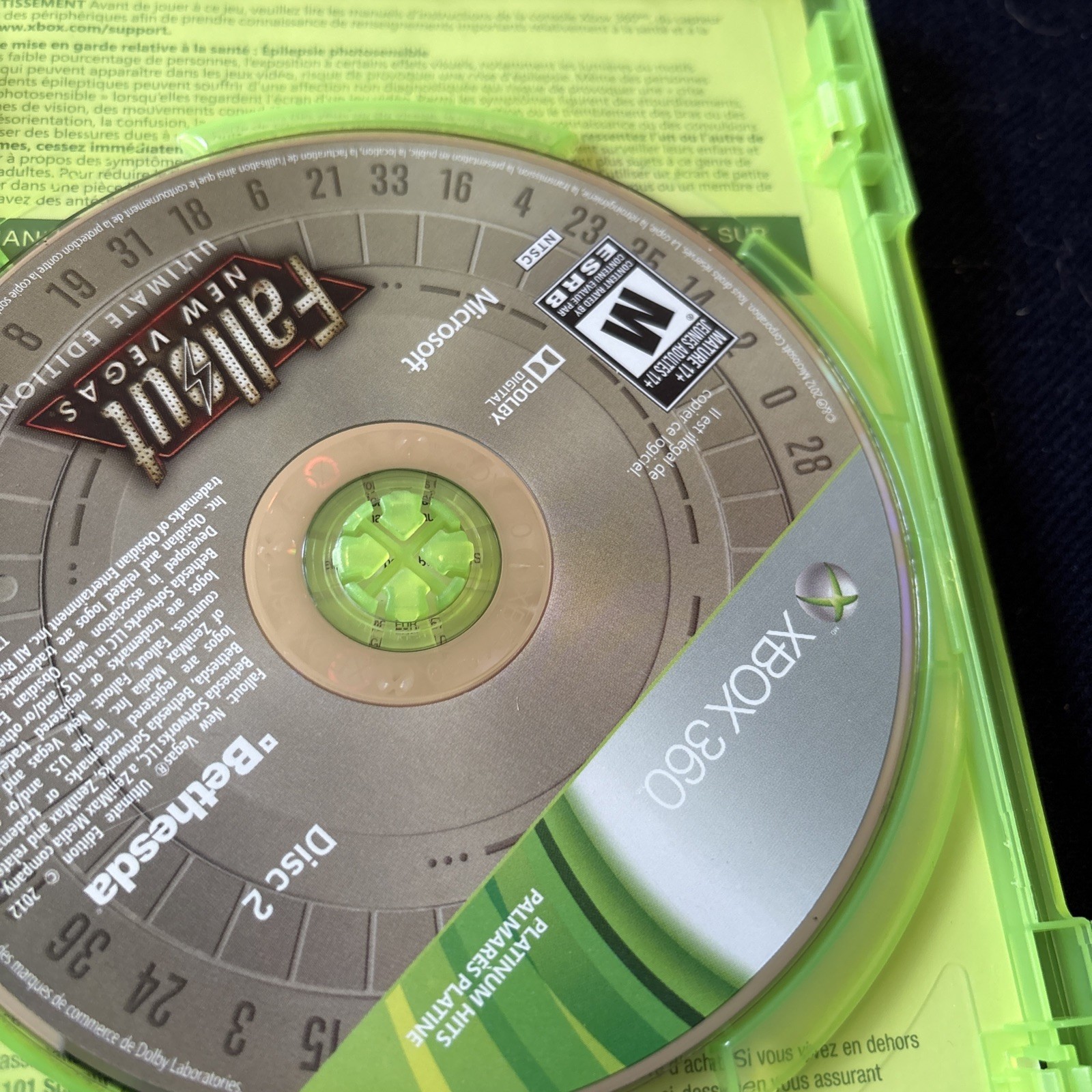Fallout New Vegas Ultimate Edition Microsoft Xbox 360 With Manual *READ*
