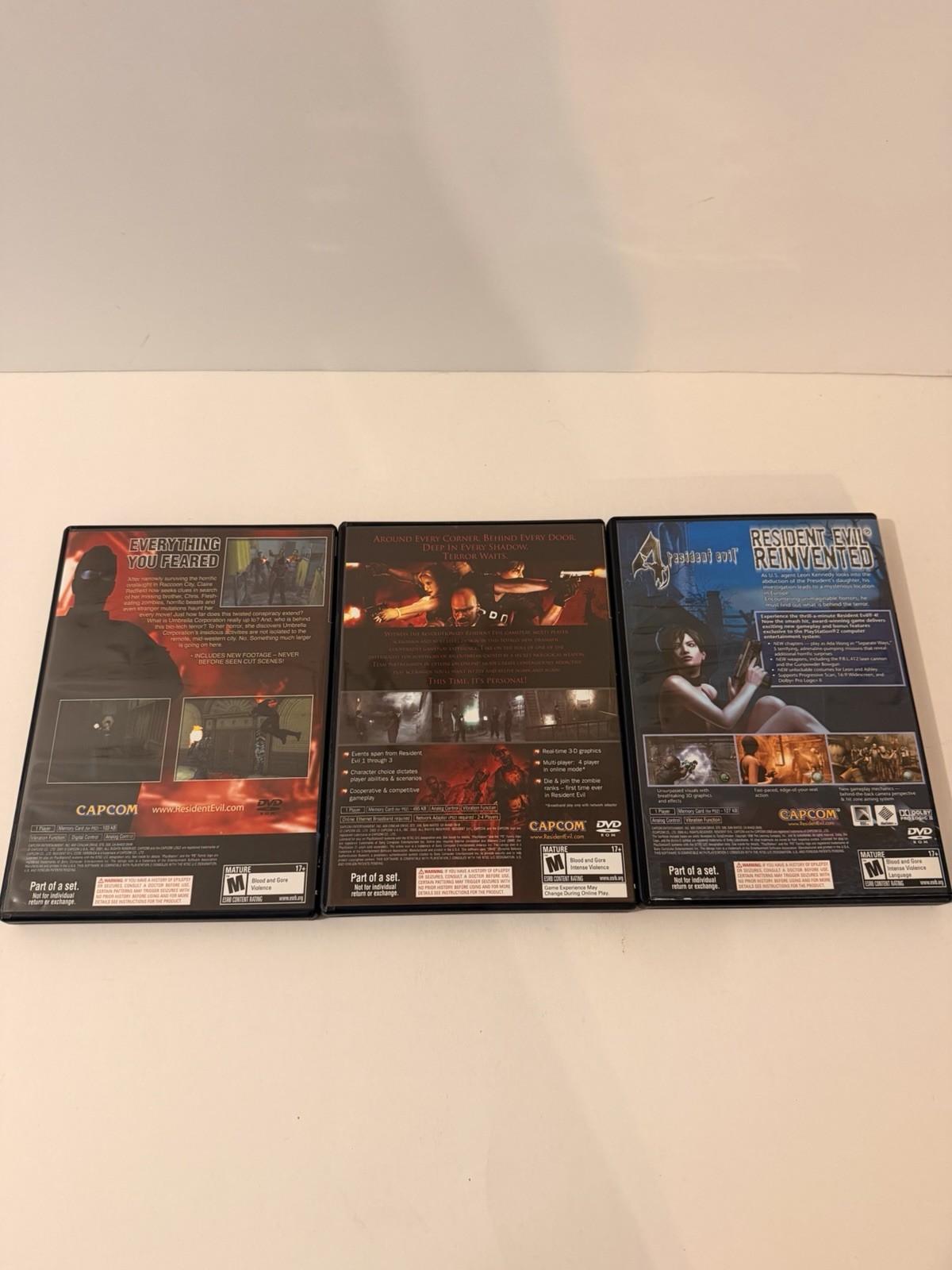Very good Resident Evil: The Essentials Box Set PlayStation 2 CIB