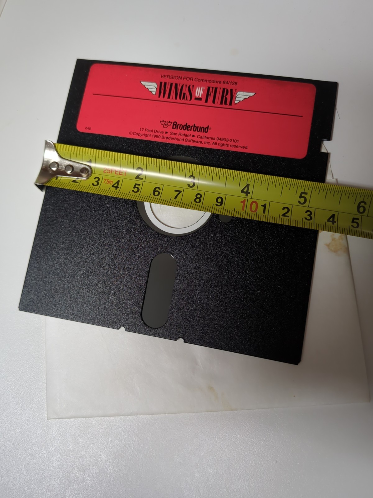 Wings Of Fury Commodore 64 Diskette 1990 Untested Broderbund