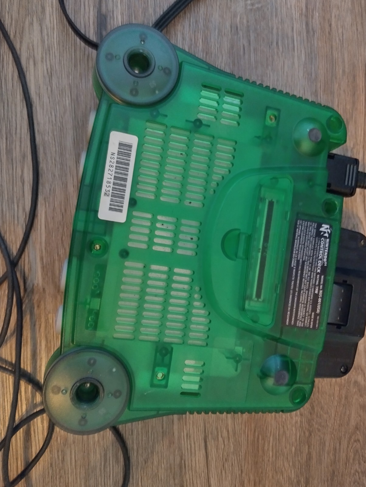 Nintendo 64 N64 Funtastic Jungle Green Console Controller For Parts Only (READ)