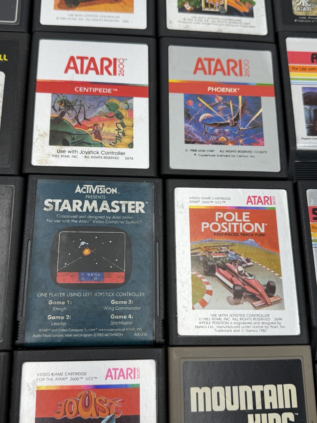 Huge Lot Vintage Atari 2600 Games | 24 Games | Controller | Paddles – See Pics!!