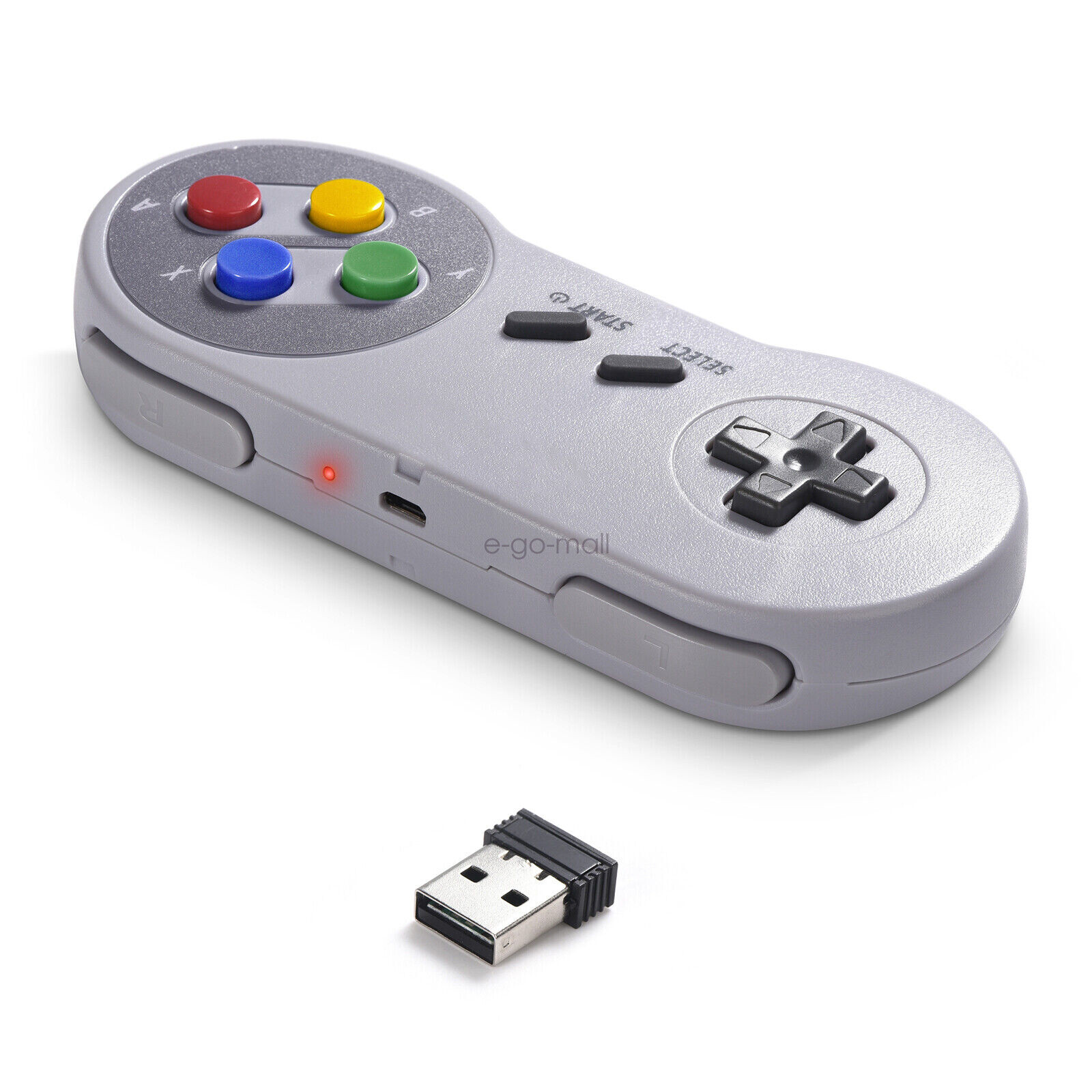 USB Wired/Wireless SNES /NES PC Gamepad Controller for Mac Windows PC Raspberry