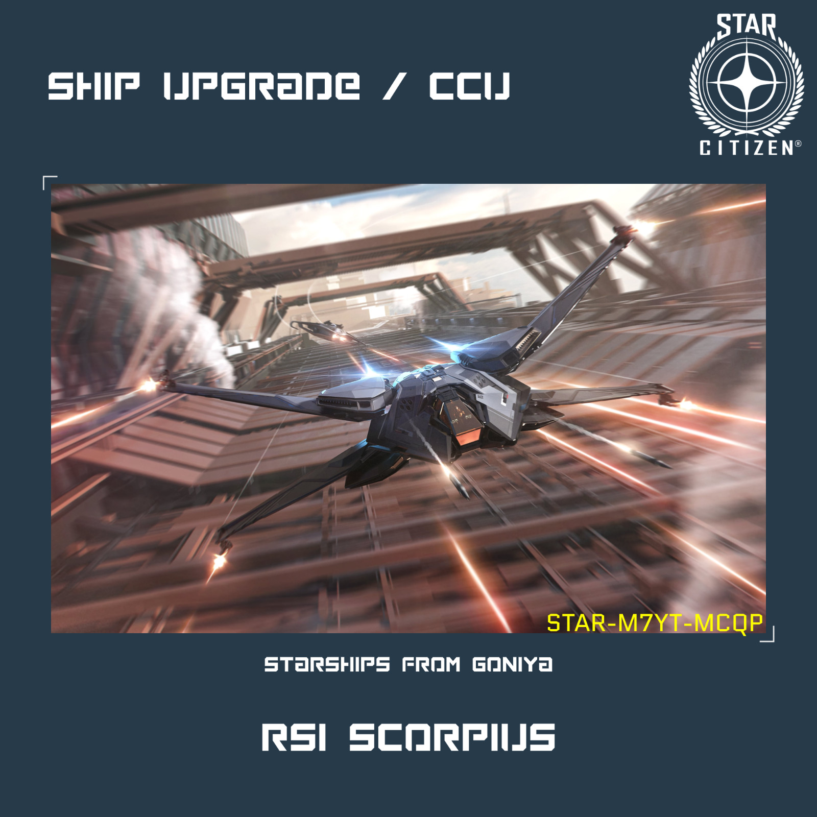STAR CITIZEN – RSI SCORPIUS UPGRADE – (CCU)