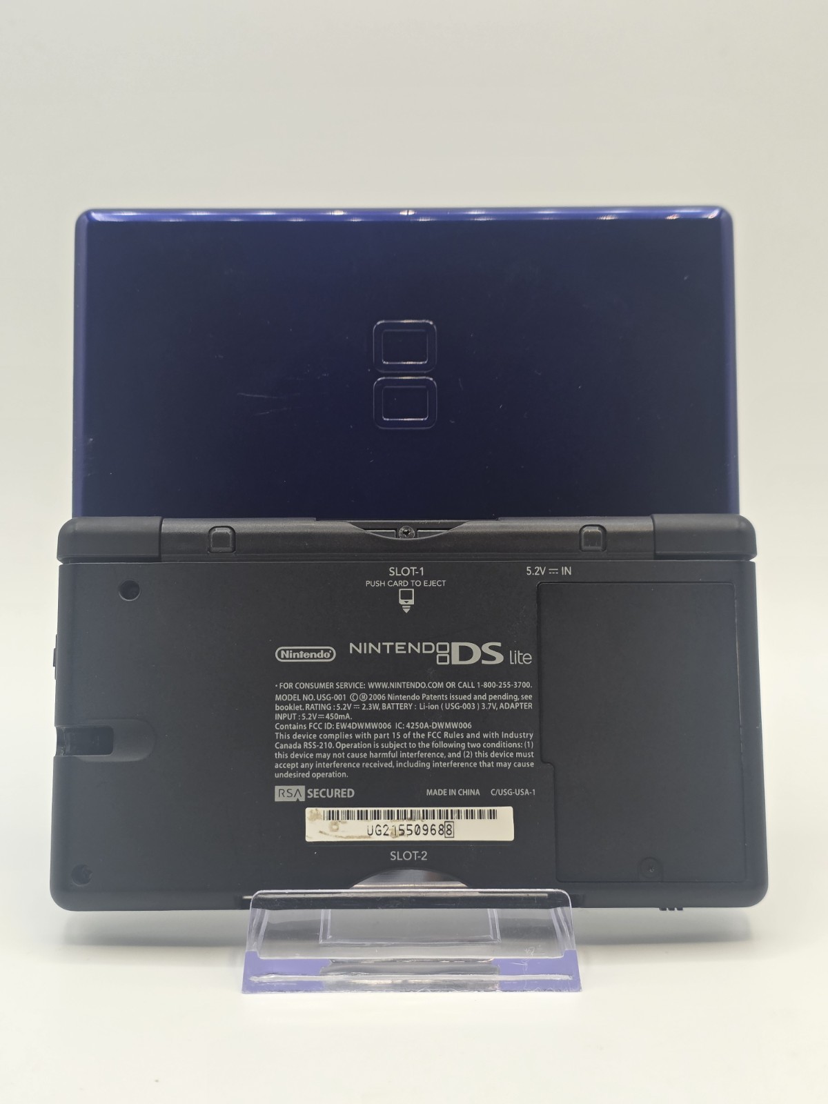 Nintendo DS Lite Cobalt Handheld System – Blue/Black *1 Year Warranty*