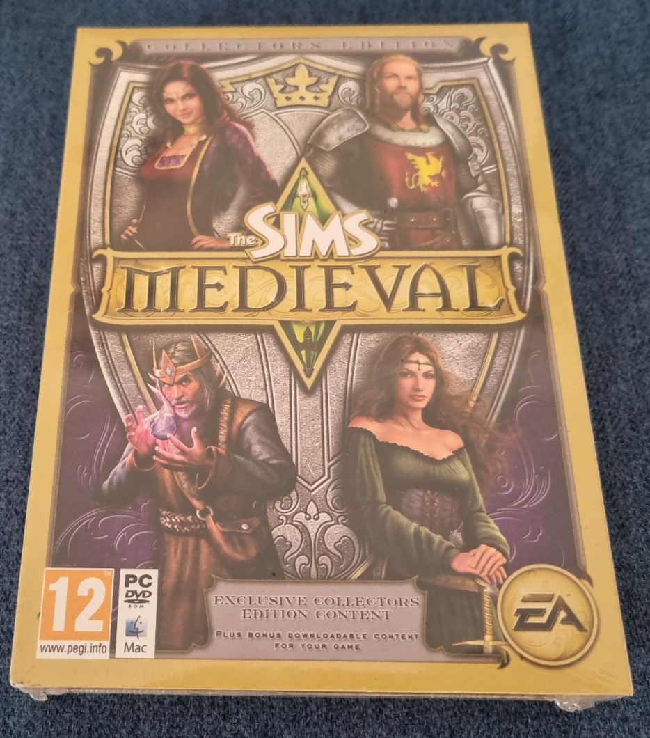 PC Game The Sims Medieval Collectors Edition Brand New Sealed