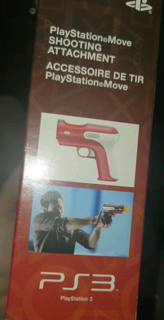 Playstation Move Motion Controller Shooting Attachment Sony PS3 New In Box