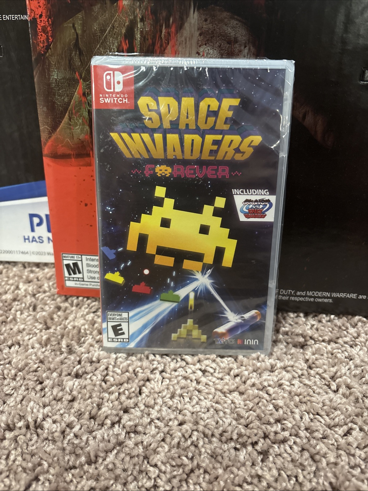 Brand New Sealed Space Invaders Forever Nintendo Switch Free Shipping
