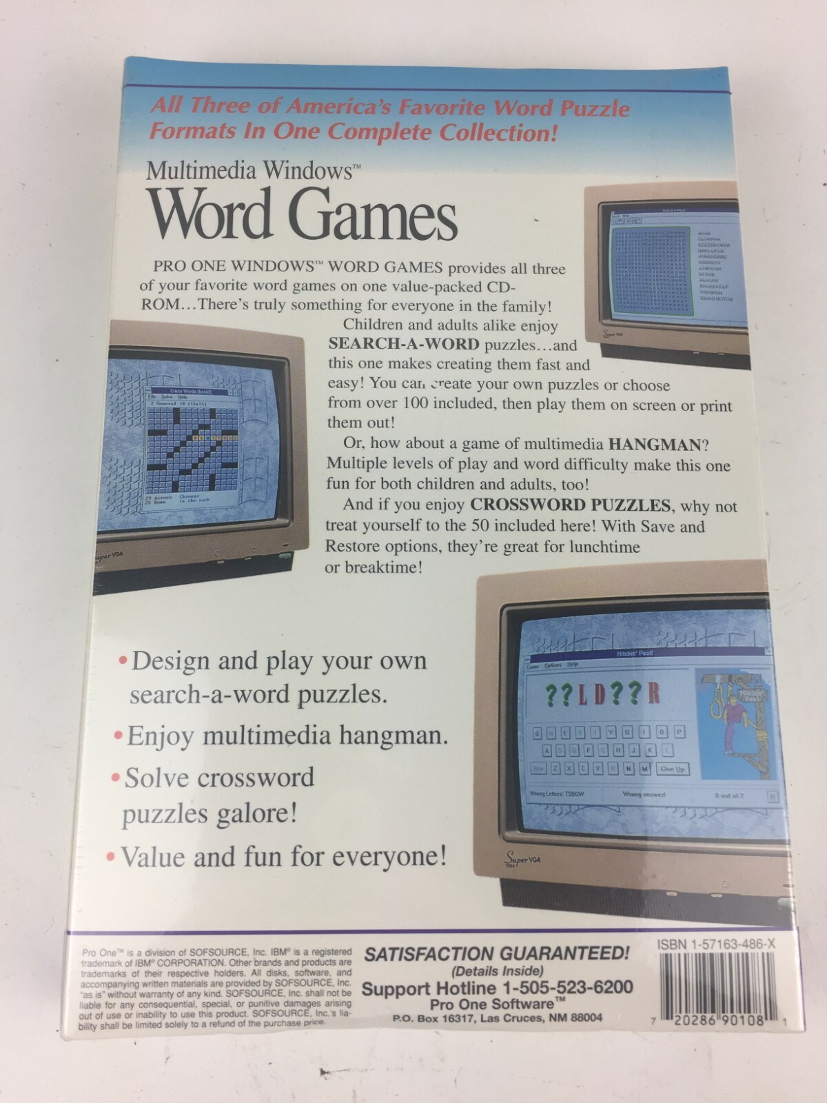 💿 WORD GAMES Multimedia PC CD-ROM ~ BRAND NEW ~ FACTORY SEALED