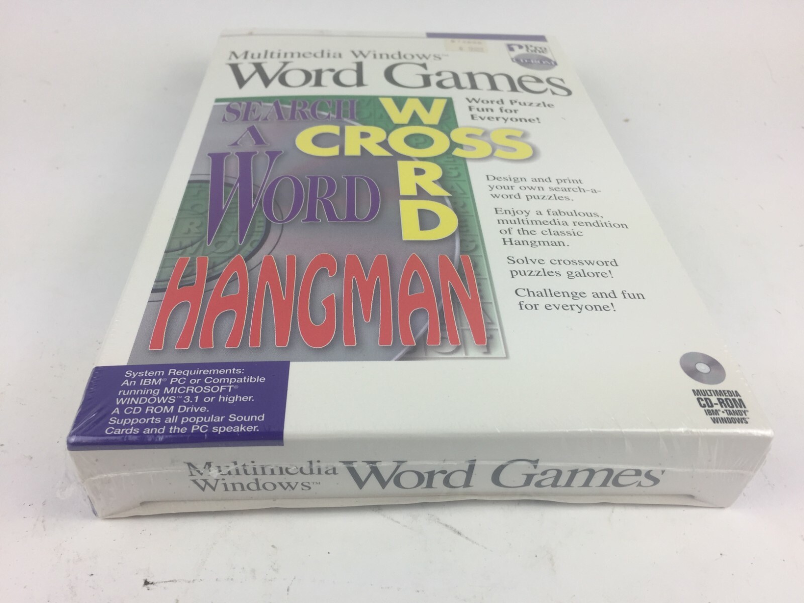 💿 WORD GAMES Multimedia PC CD-ROM ~ BRAND NEW ~ FACTORY SEALED