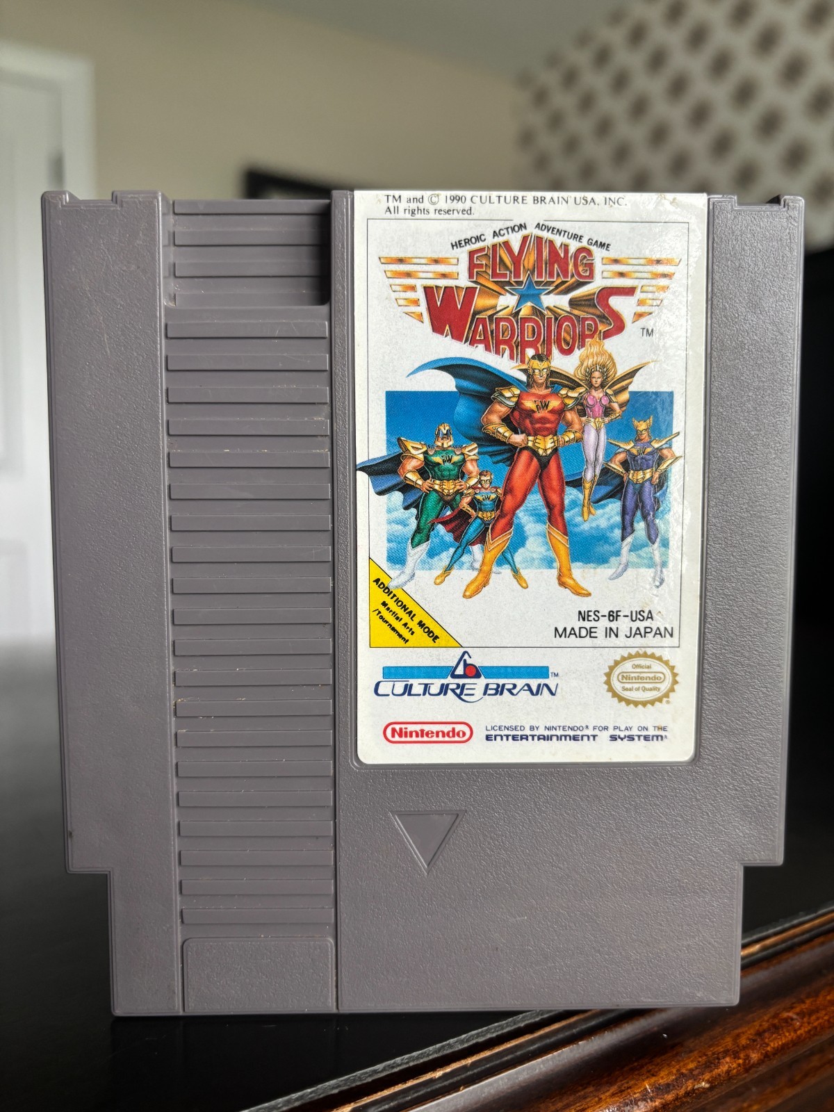 Flying Warriors Nintendo NES Video Game Pak Cartridge