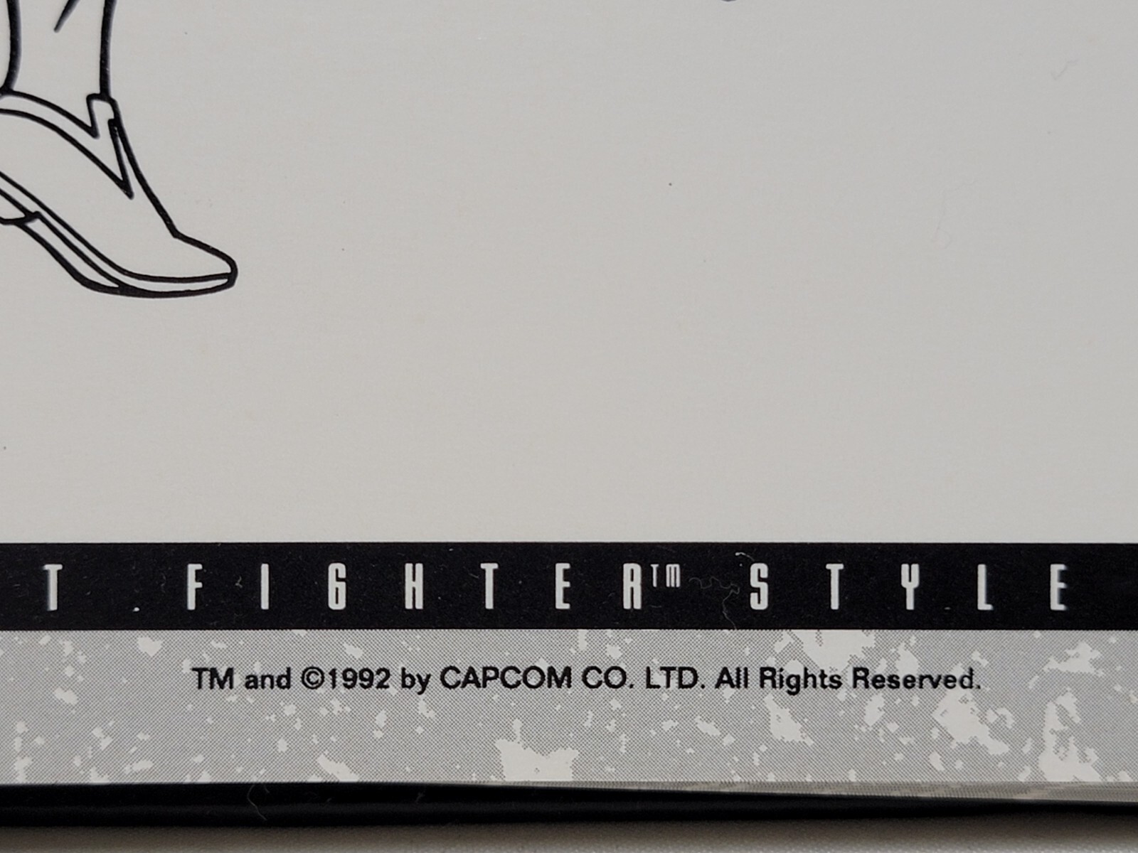 Street Fighter II Capcom Style Guide 1992 Video Game Product Development Info