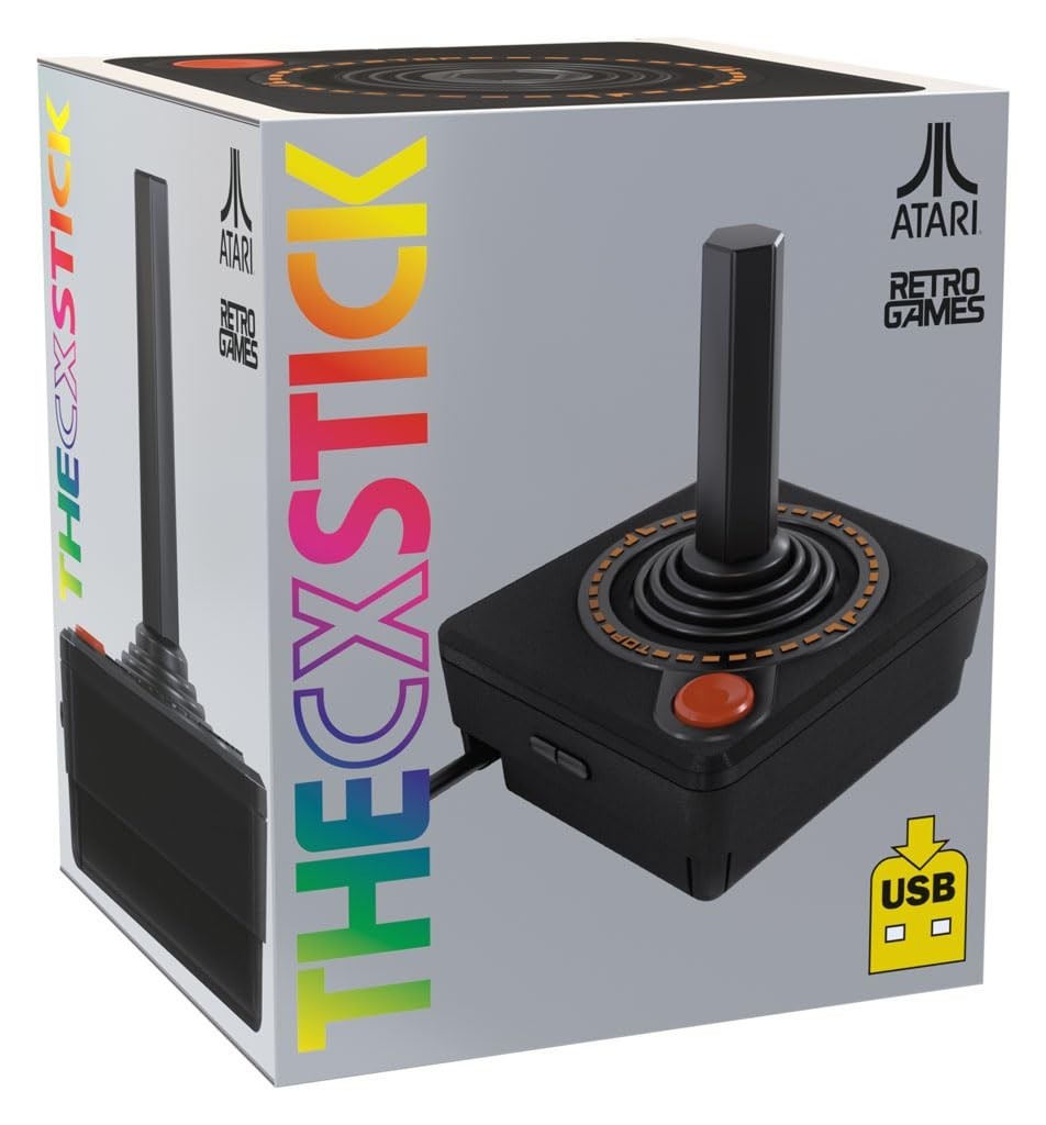 Atari USB The CX Stick Gaming Joystick Wired for A500 mini The 400 mini C64 Wind