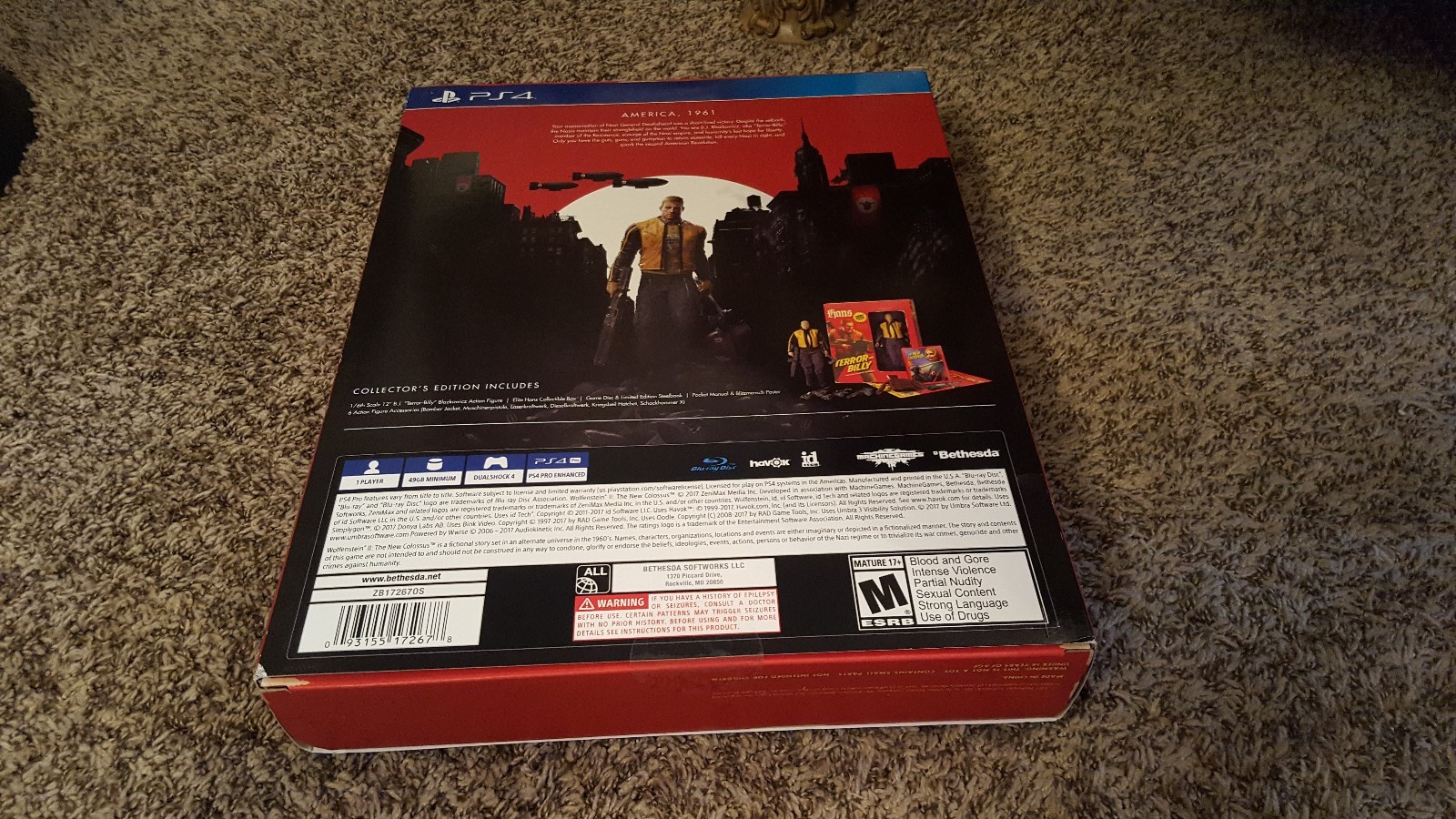 Wolfenstein II: The New Colossus — Collector’s Edition (Sony PlayStation 4, 201