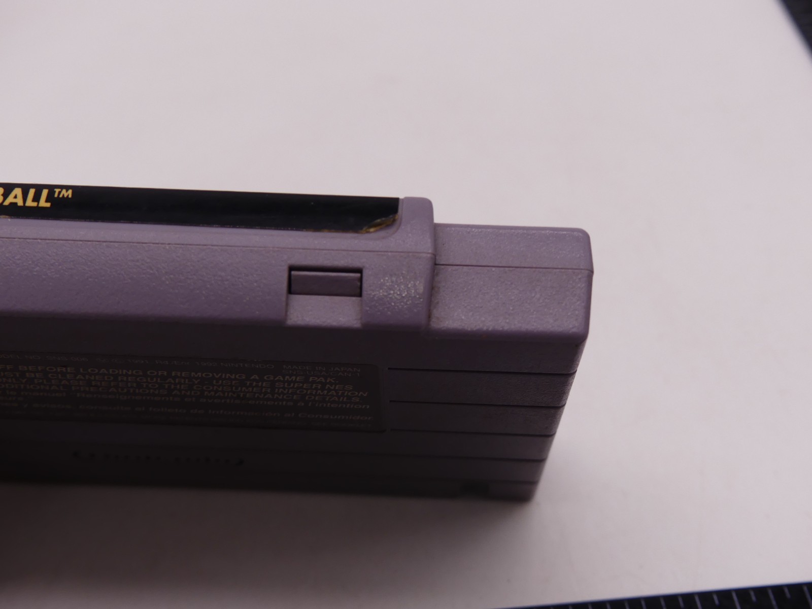 NCAA Football Super Nintendo Game Cartridge SNES College Tested 1994