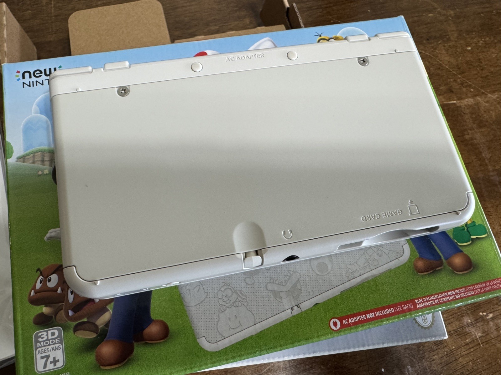 New Nintendo 3DS White Super Mario Black Friday Edition Console