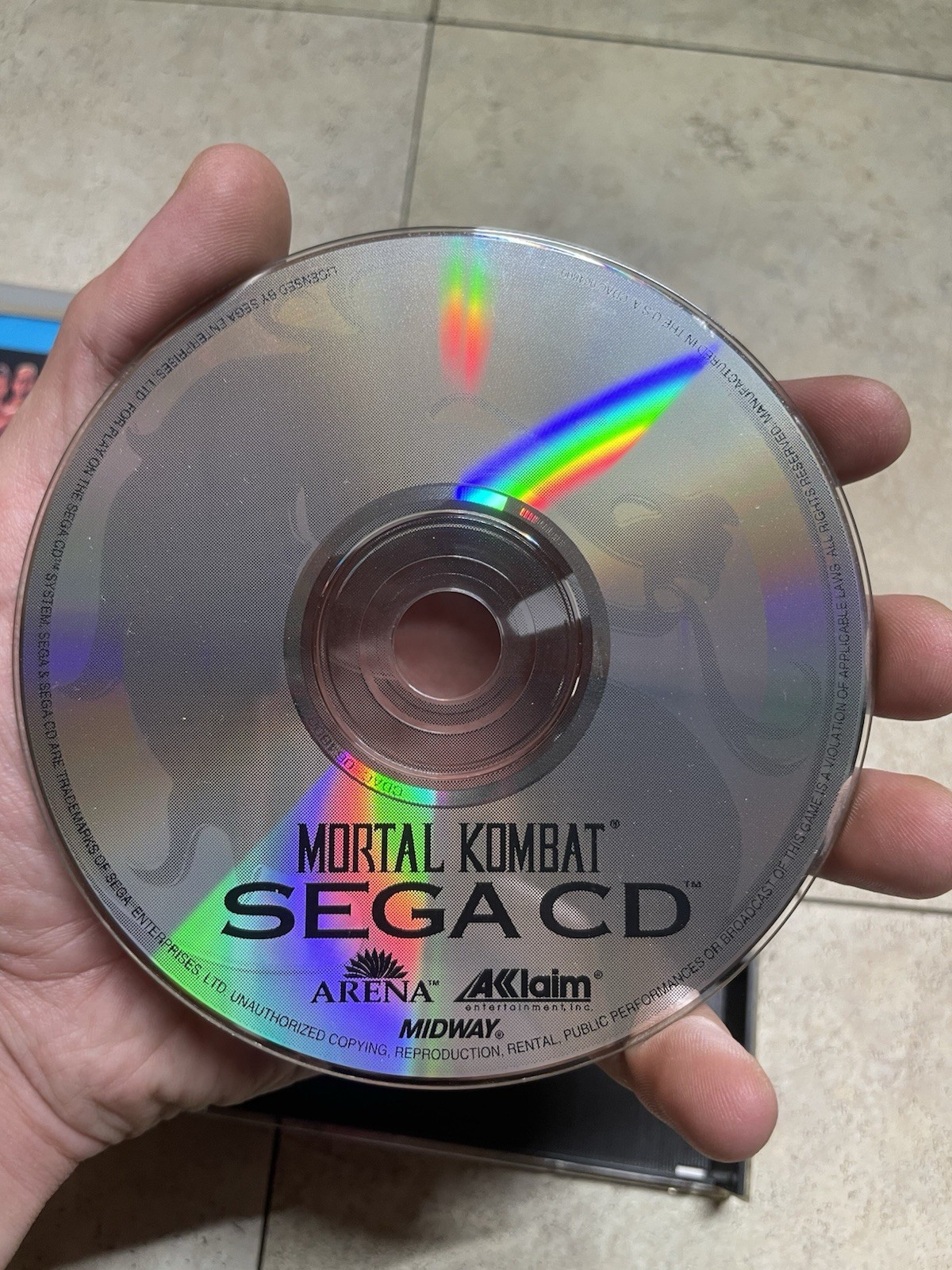 Mortal Kombat SCD Sega CD CIB With Manual & Foam / Inserts Good Condition