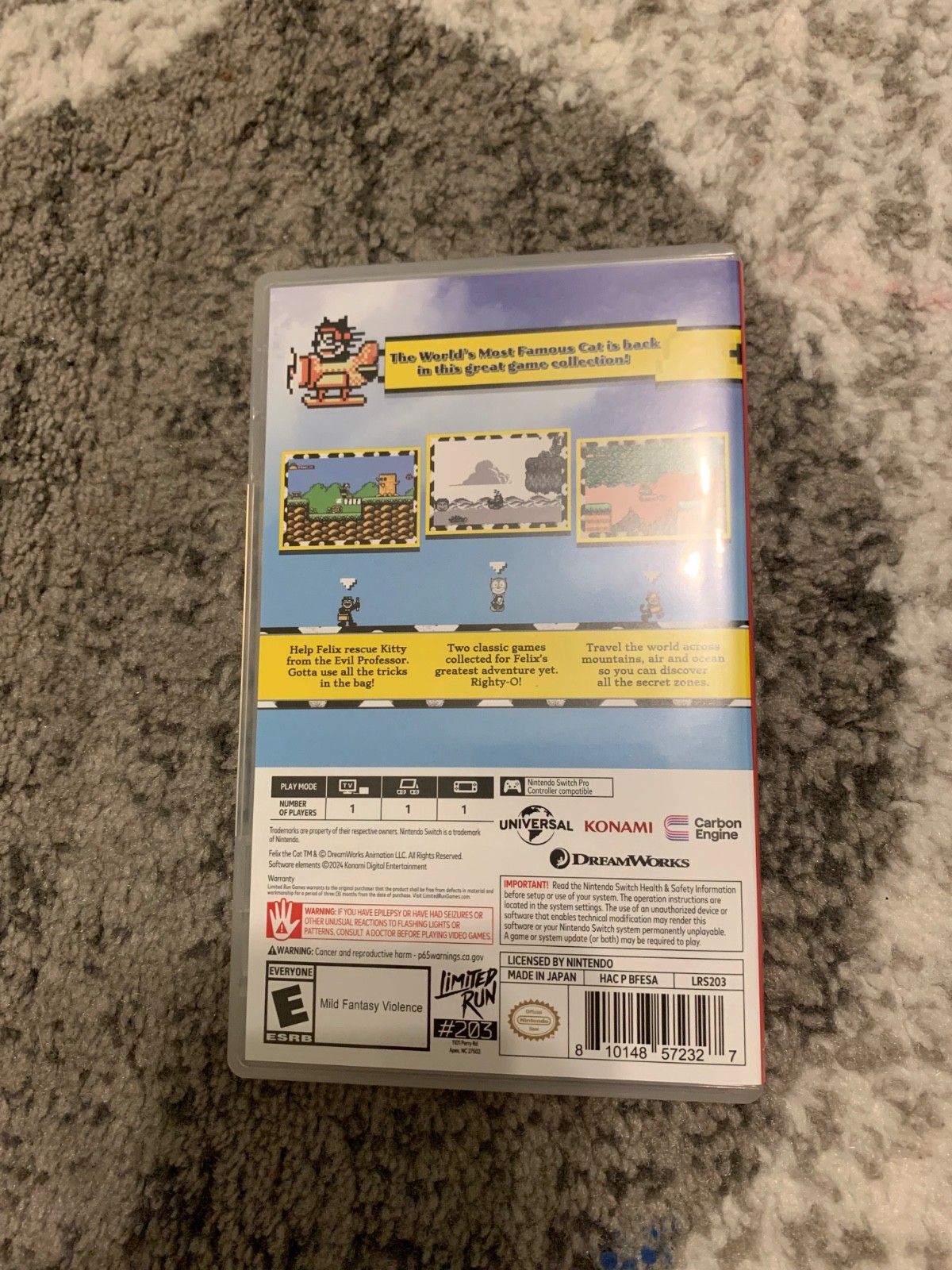 Felix the Cat switch