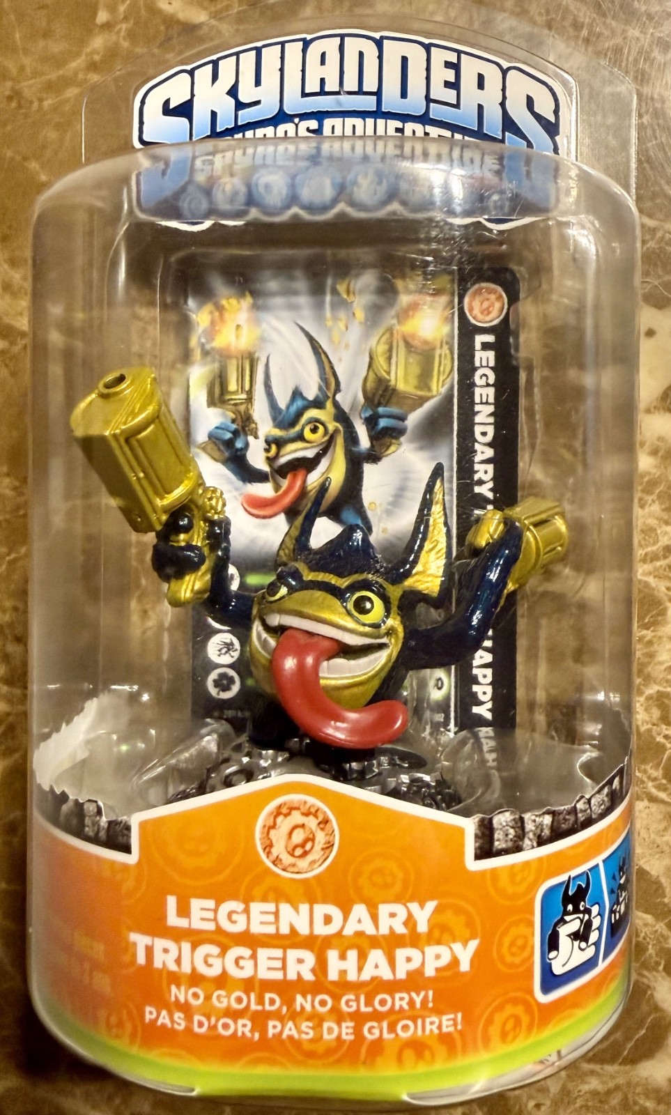 Skylanders Spyro’s Adventure LEGENDARY TRIGGER HAPPY Toys R Us Exclusive NOS