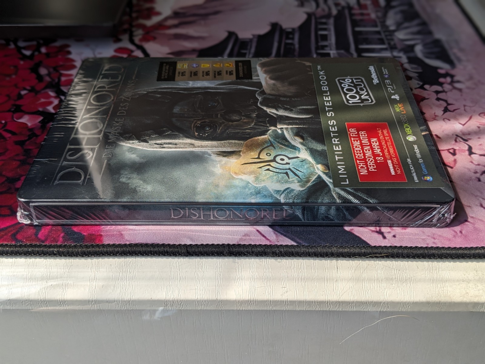 Dishonored G1 Steelbook, Sealed & Brand New, German Exclusive, Korvo Mask, RARE