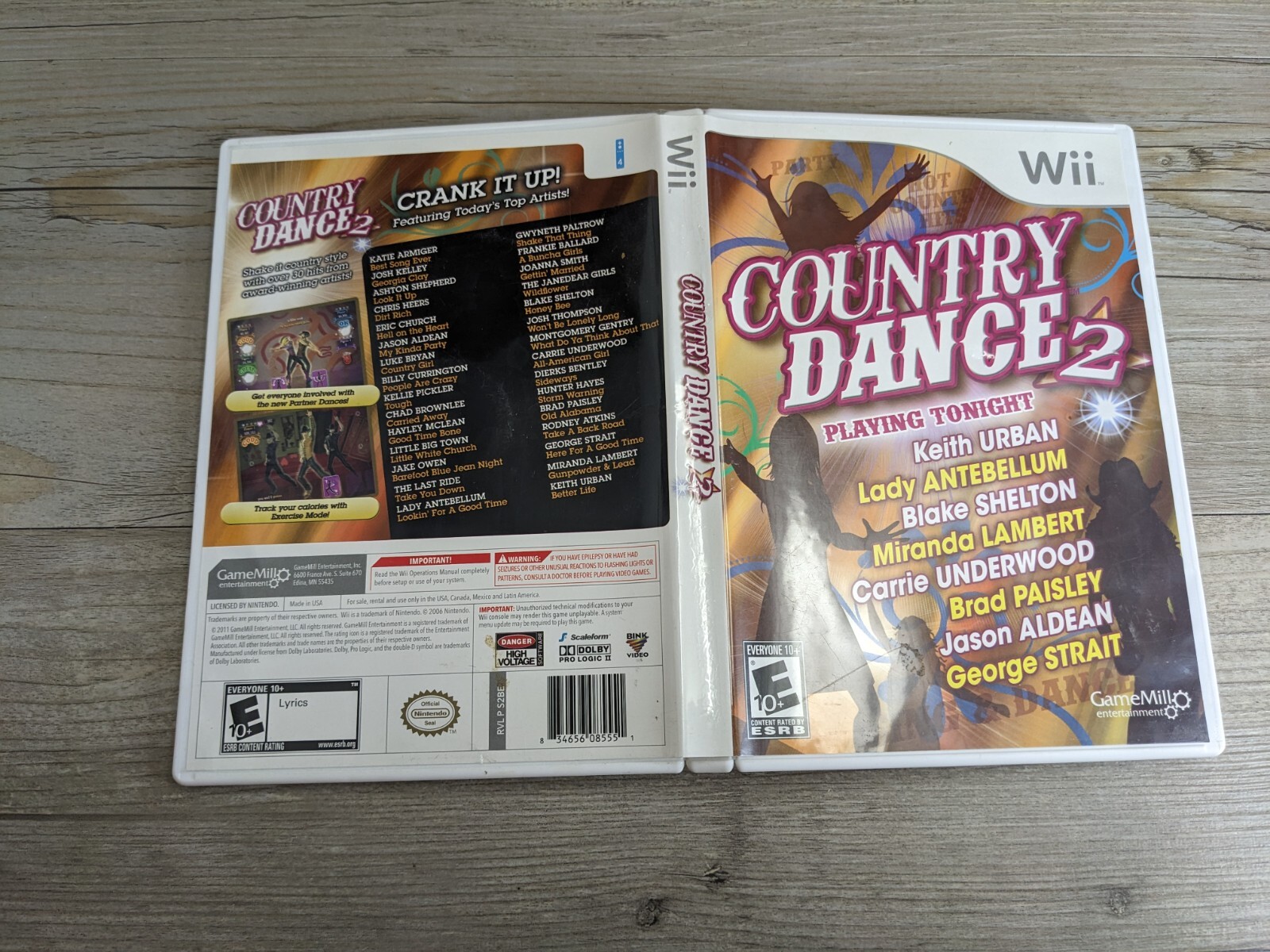 Nintendo Wii 8 Game Dance Bundle Just Dance 1 2 4 2014 2015 Alvin & the Chipmunk