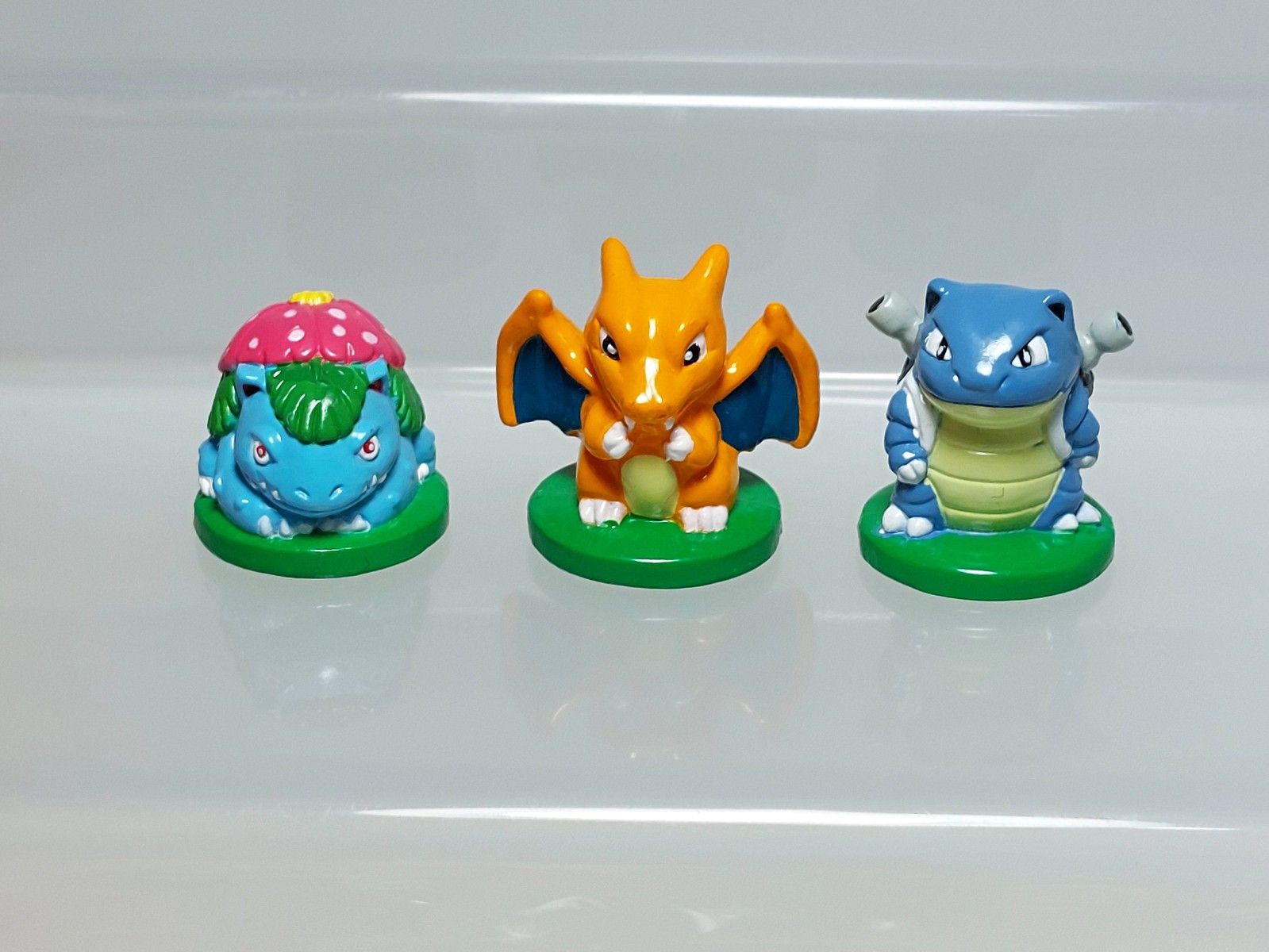 Venusaur Charizard Blastoise Pokemon Minicot Figure Banpresto 2004 T06 0.8-1in