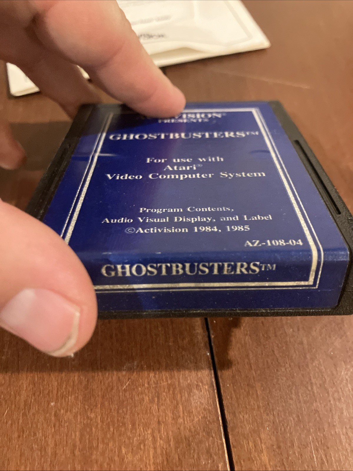Atari 2600 Ghostbusters:CIB, Box, Manual, and Game, Tested and Working