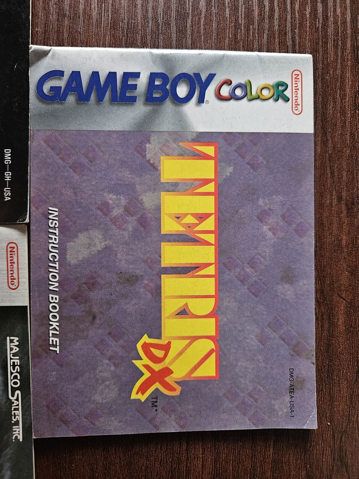 X6 Lot of Game Boy And Gameboy Color 6 manuals only bundle in mixed condition