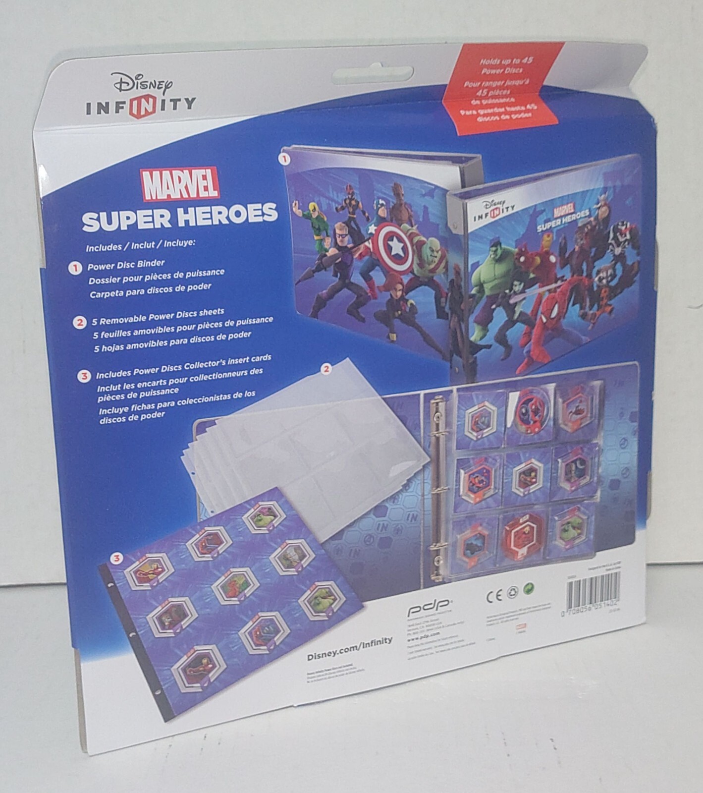 Disney Infinity 2.0 Edition Marvel Super Heroes Power Disc Portfolio Binder