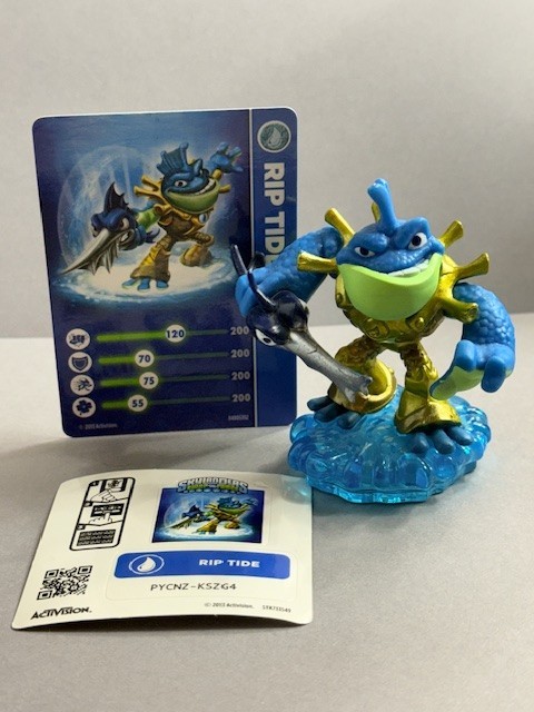 Skylanders Swap Force Figure Card Rip Tide Water Activision Series 3 X-Box 360