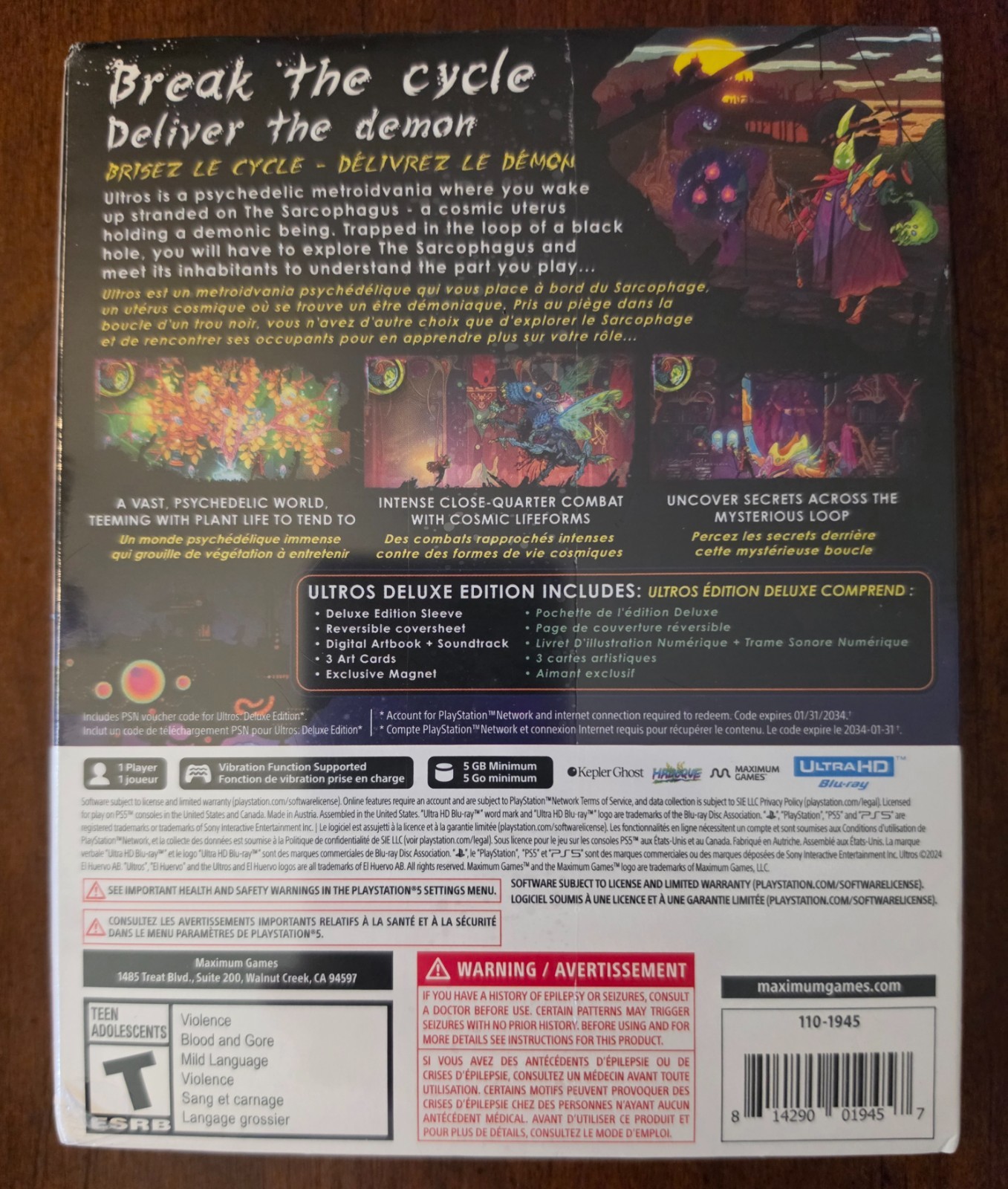 Ultros: Deluxe Edition (PS5) – With Slipcover & Extras SEALED CIB