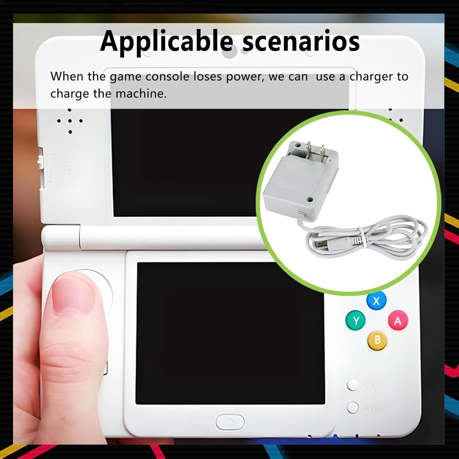 US Home Wall Charger Cable Power Plug For Nintendo DSi/DSi LL/XL/2DS/3DS/3DS XL