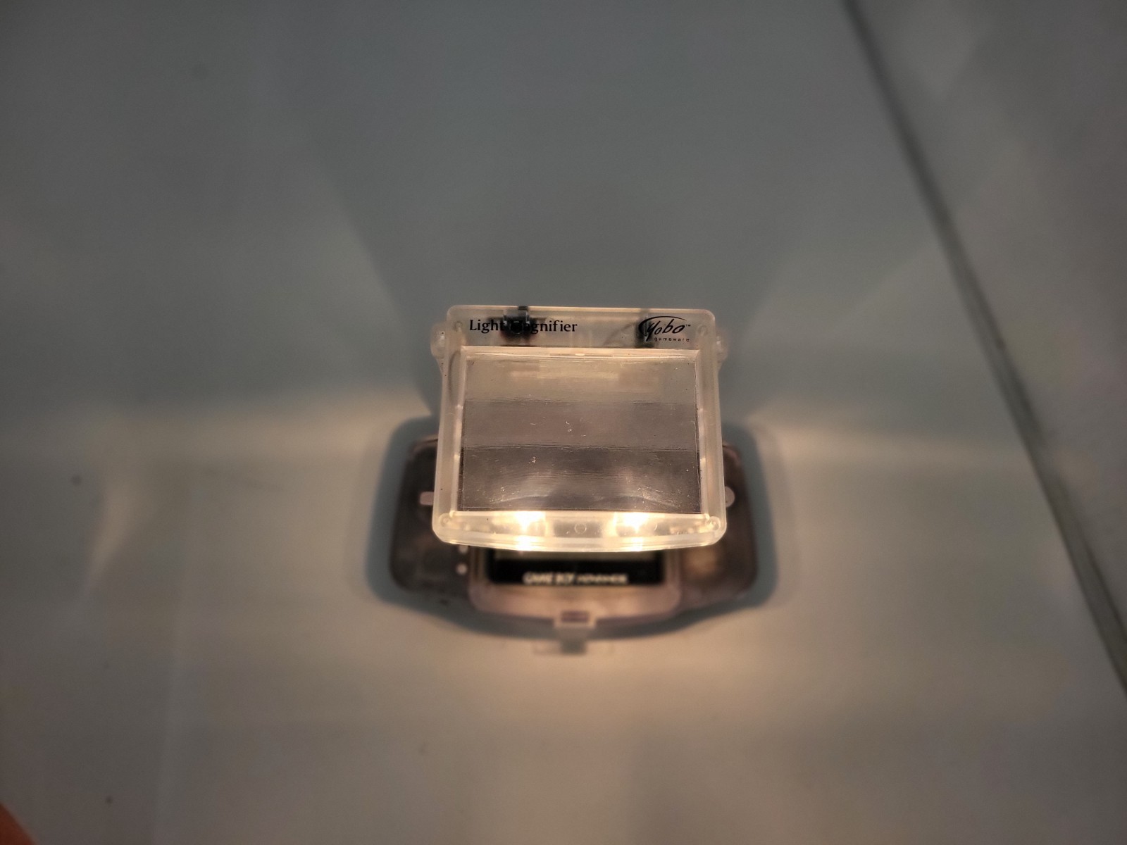 NEW Clear Purple LIGHT & MAGNIFIER for the Nintendo GameBoy Advance Console