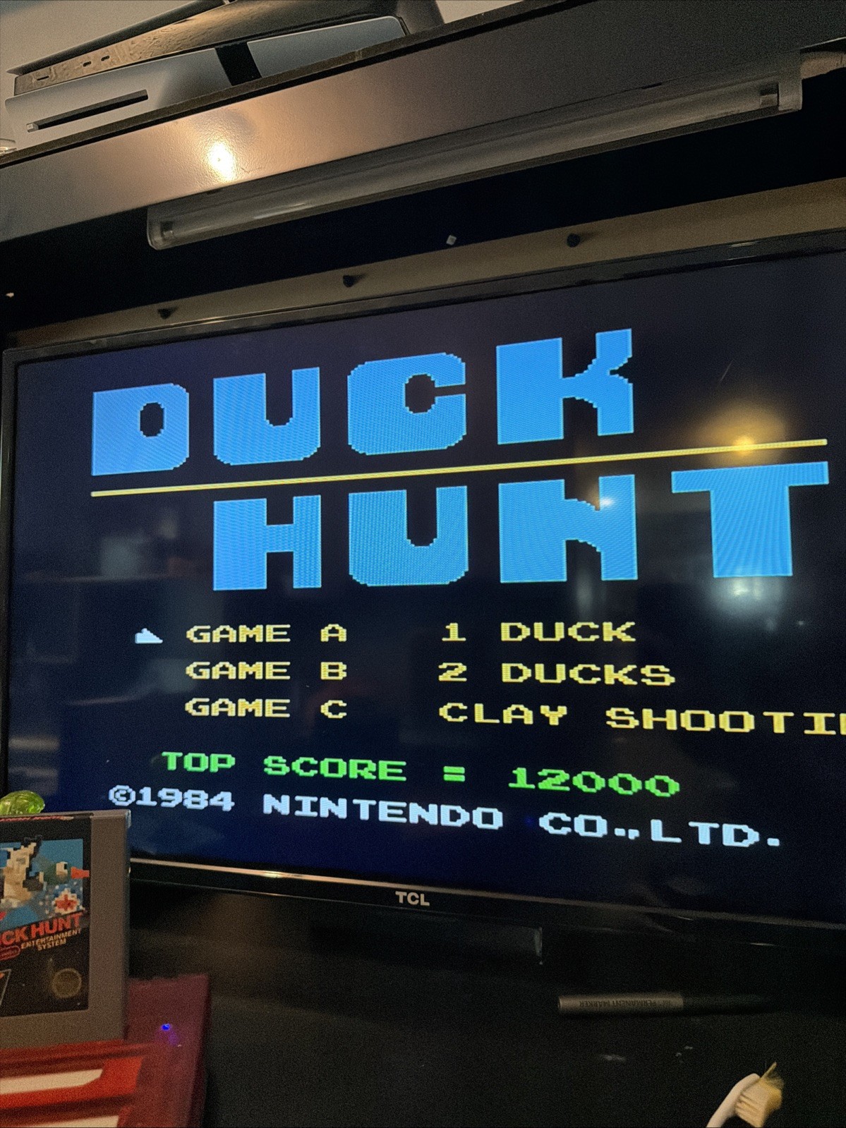 Duck Hunt (Nintendo Entertainment System, 1985) NES 5 Screw Cart Only Tested