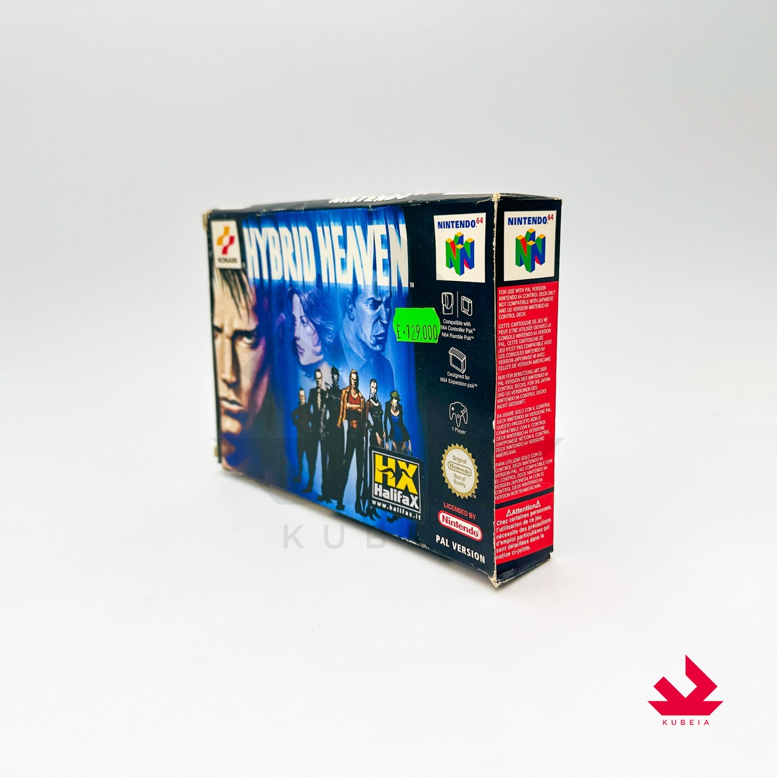 HYBRID HEAVEN – PAL BOXED ORIGINAL ENG EUR NINTENDO 64 N64 GIFT IDEA KONAMI