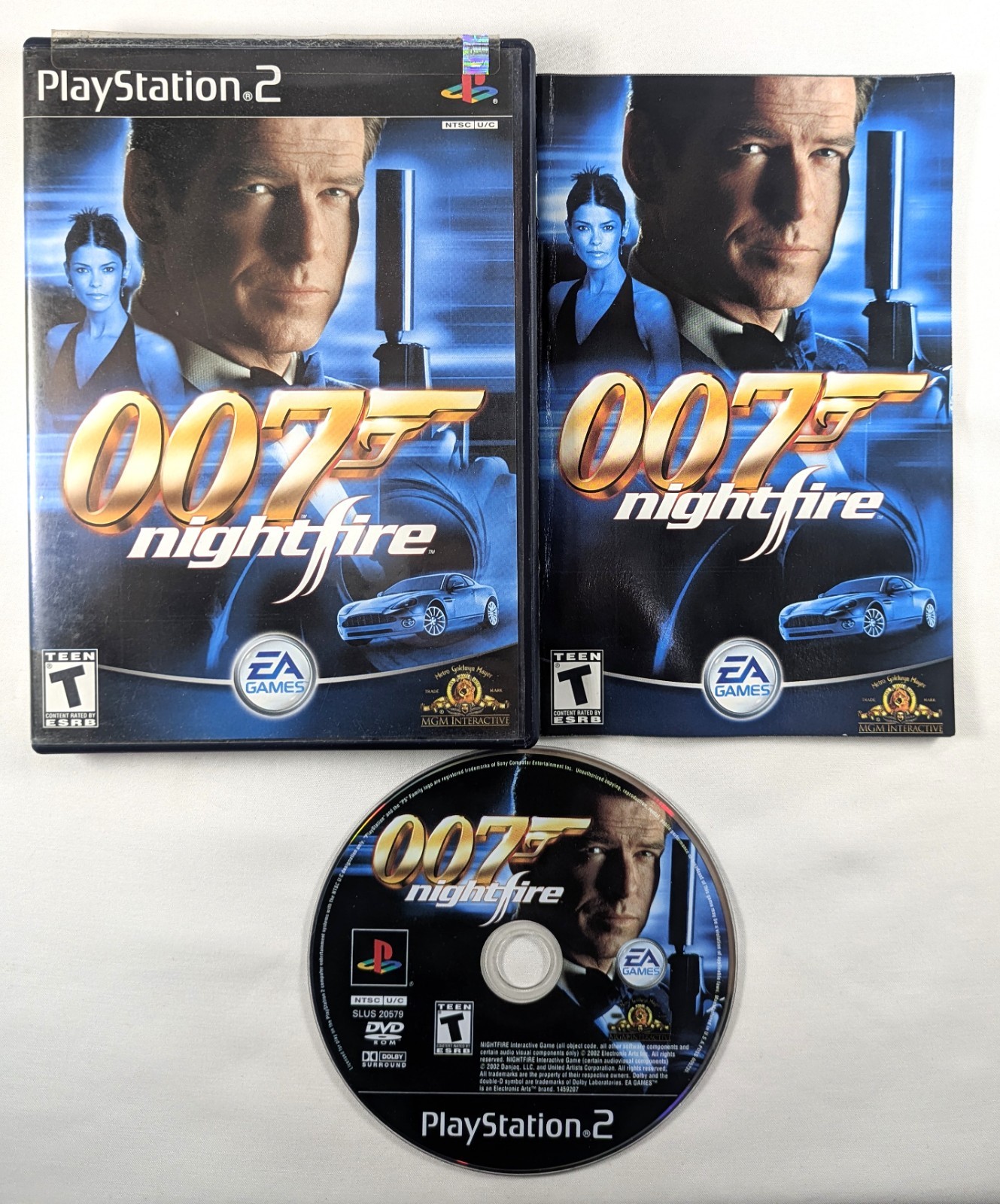 007: NightFire PS2 with manual tested EA James Bond Sony PlayStation 2, 2002