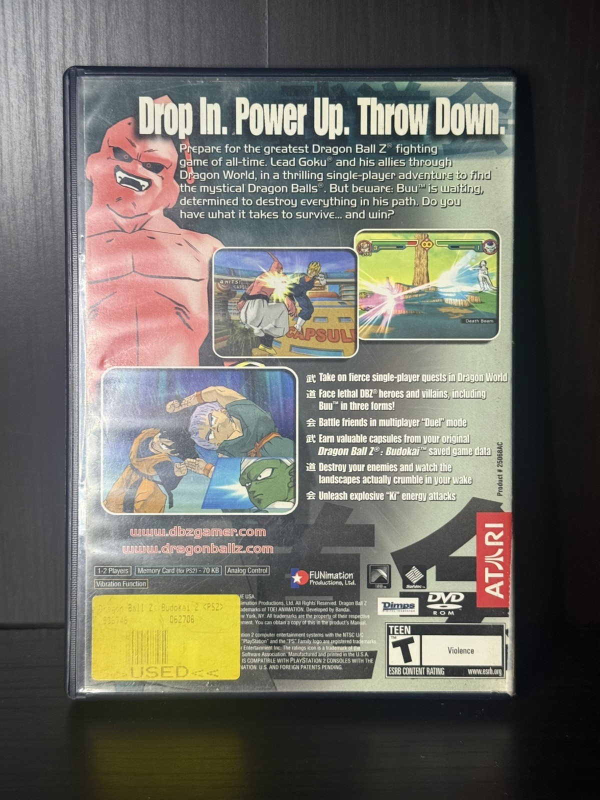 Dragon Ball Z: Budokai 2 – Sony PlayStation 2