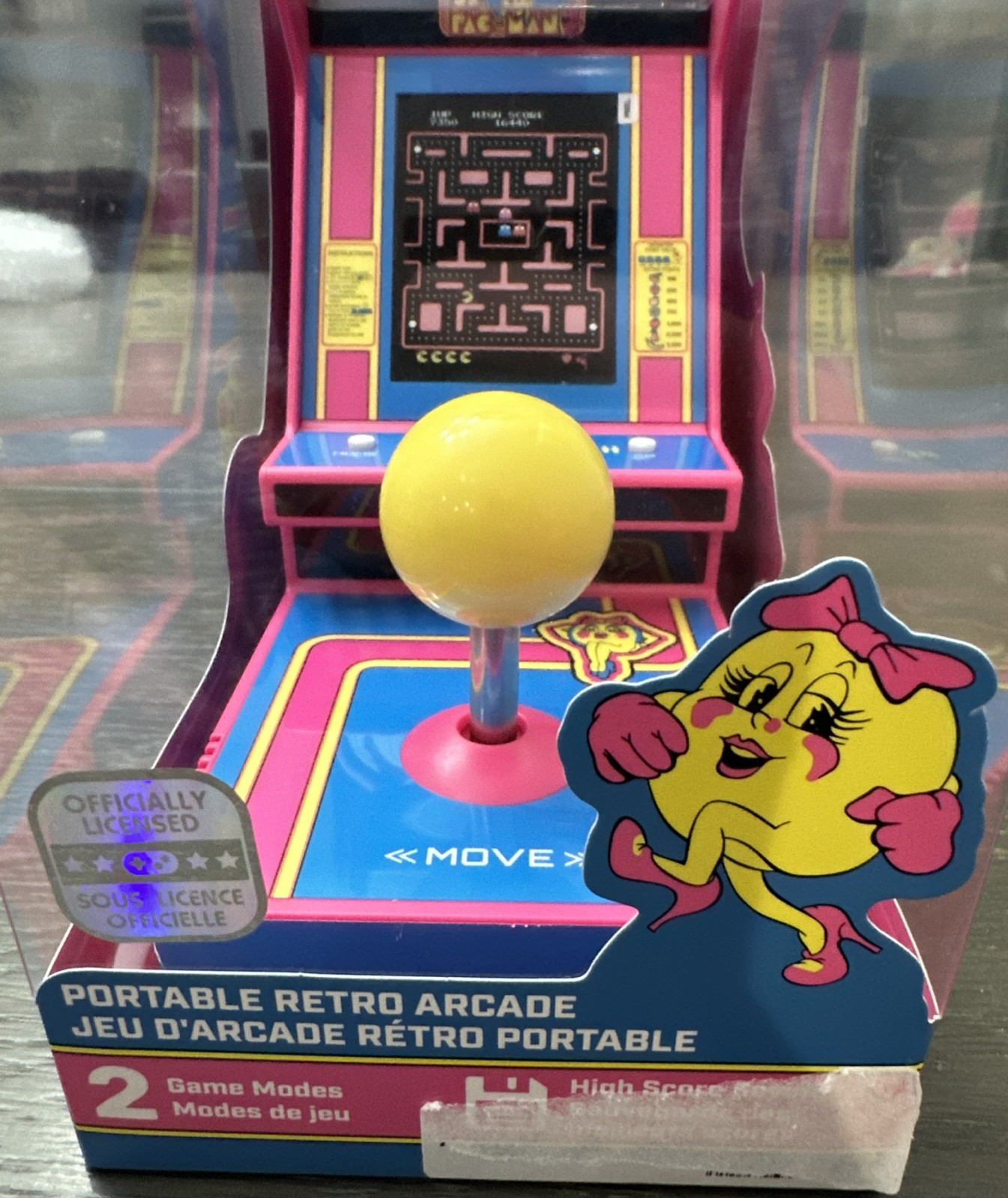 My Arcade – Ms. Pacman Portable Retro Arcade – DGUNL-7074 Joystick Player SEALED